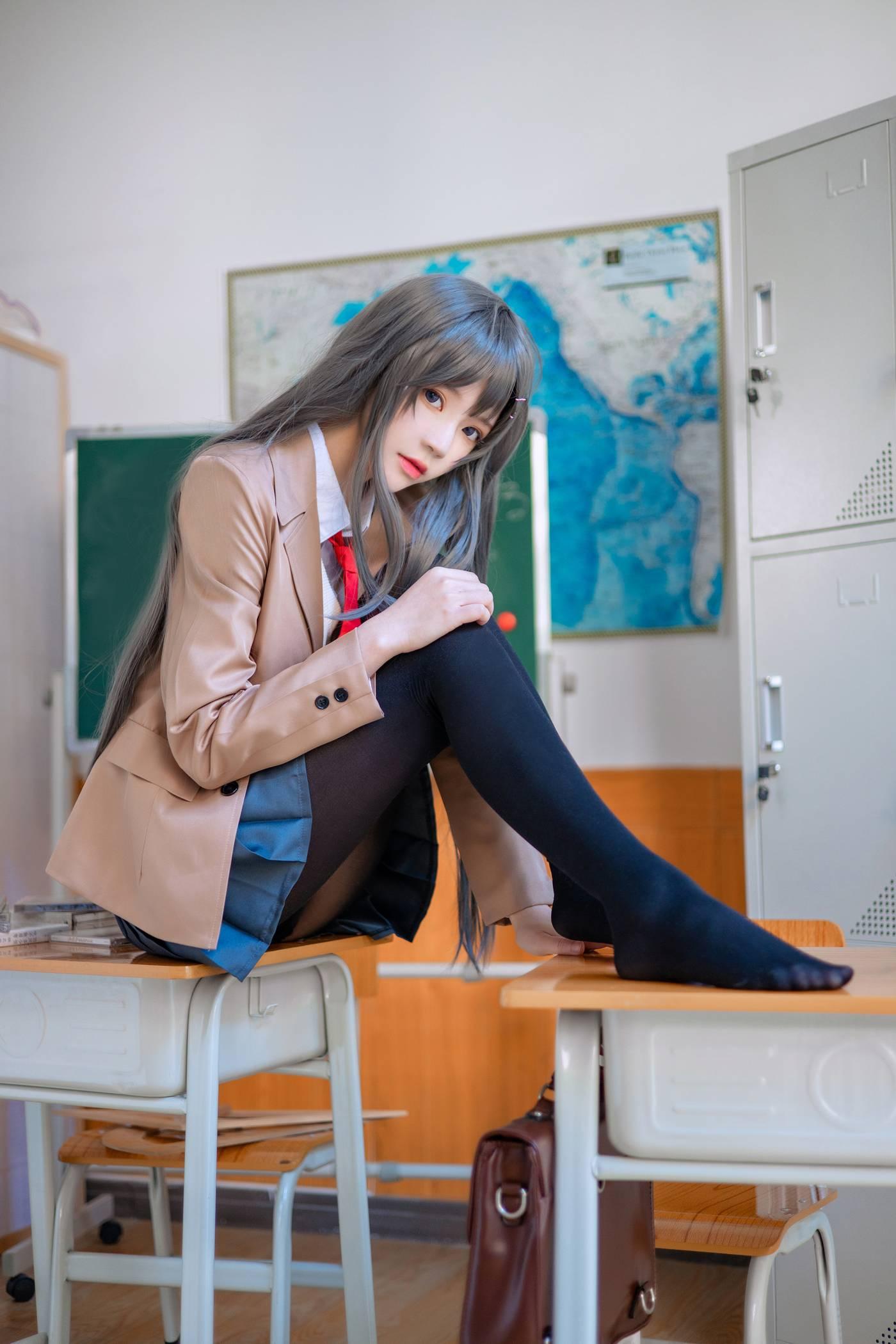 桜桃喵 – NO.119 麻衣学姐制服 [52P]插图1