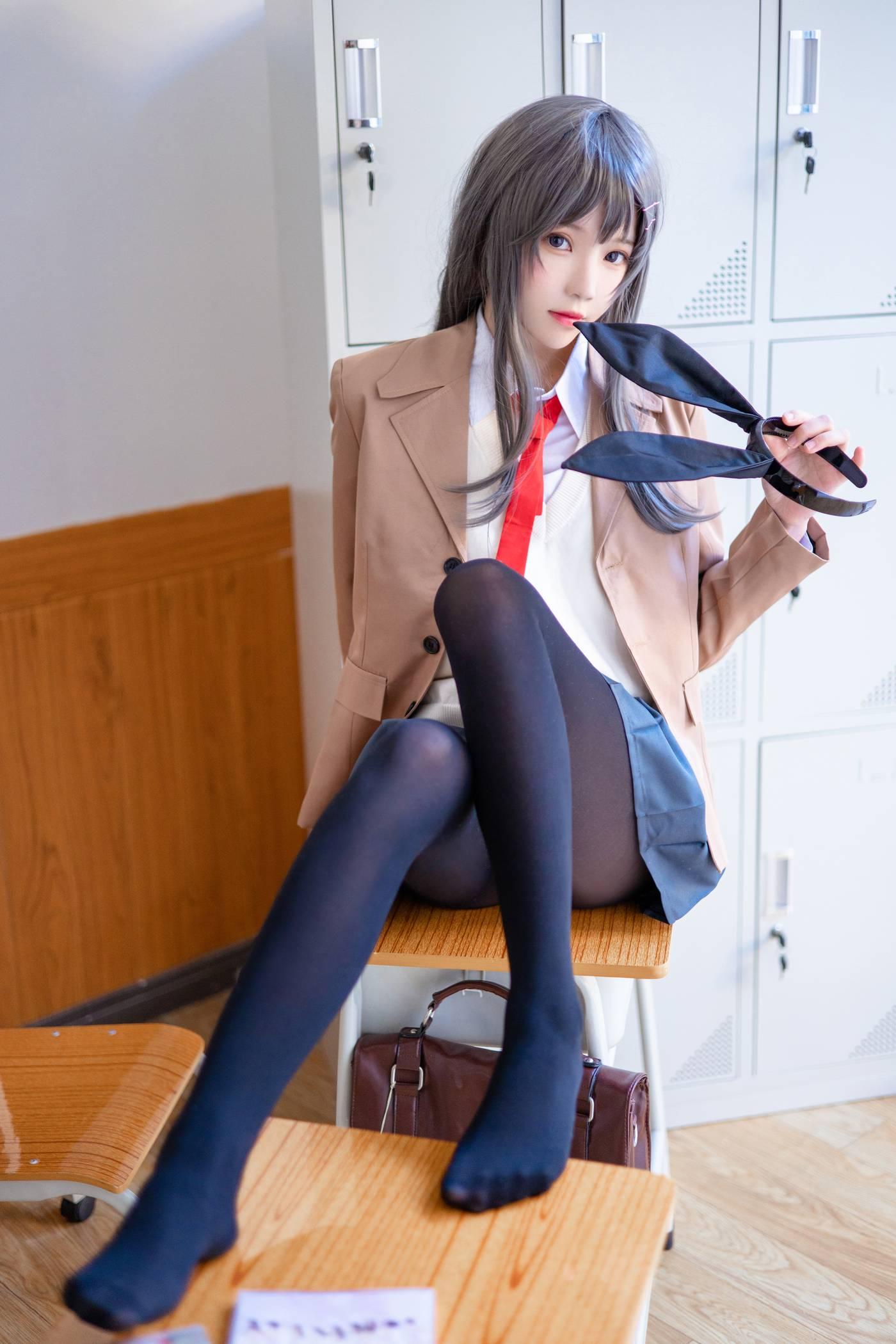 桜桃喵 – NO.119 麻衣学姐制服 [52P]插图4
