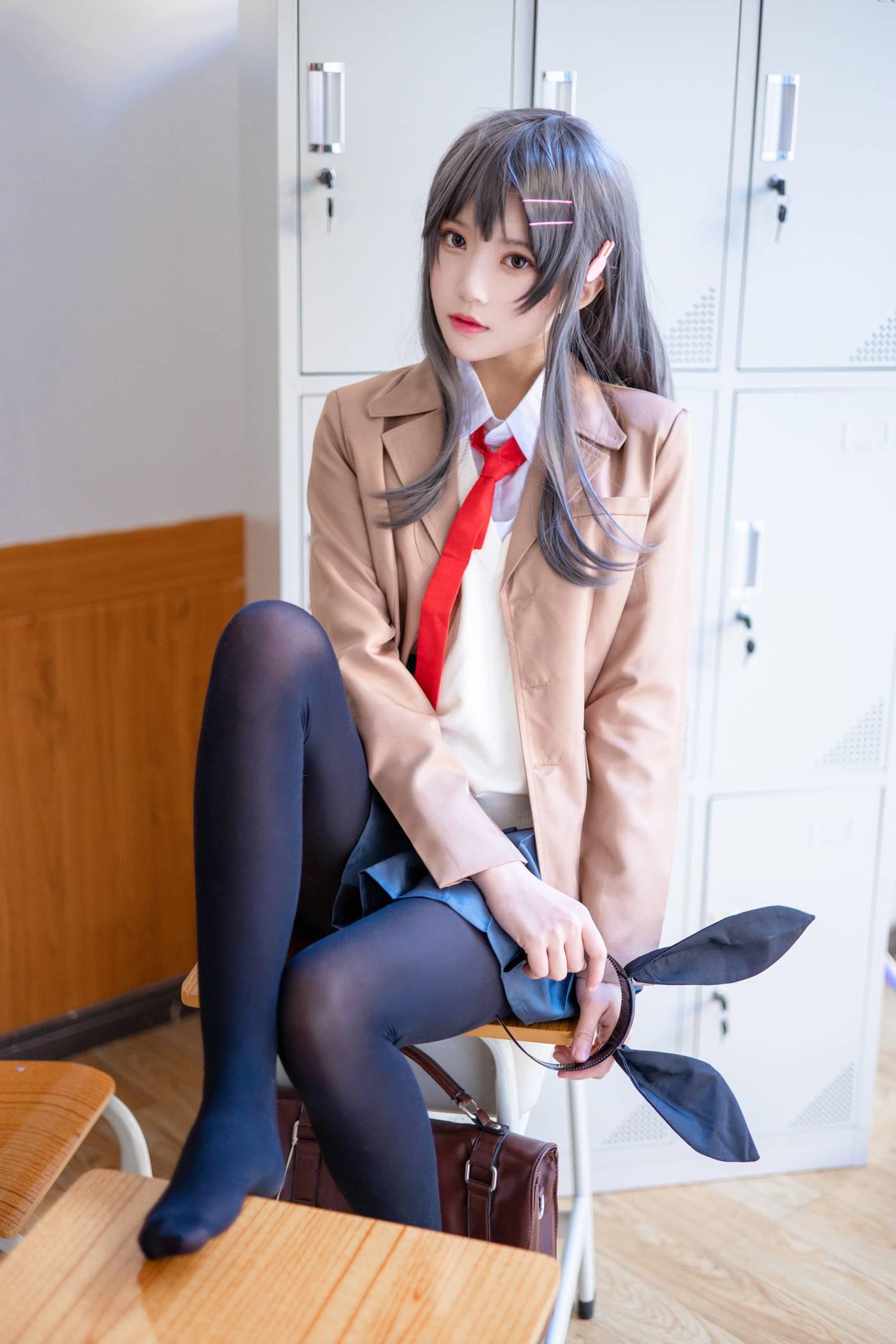桜桃喵 – NO.119 麻衣学姐制服 [52P]插图5