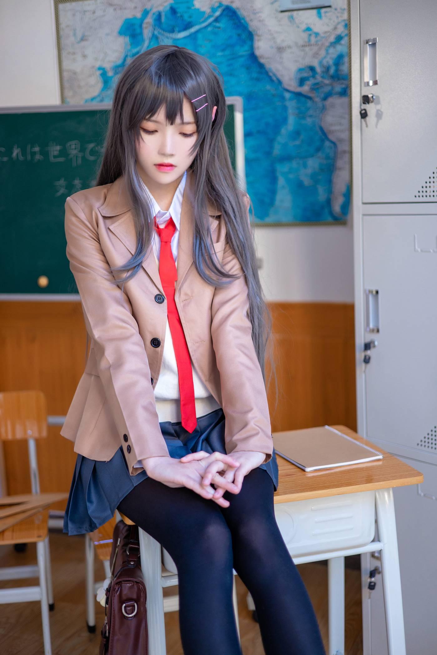 桜桃喵 – NO.119 麻衣学姐制服 [52P]插图8