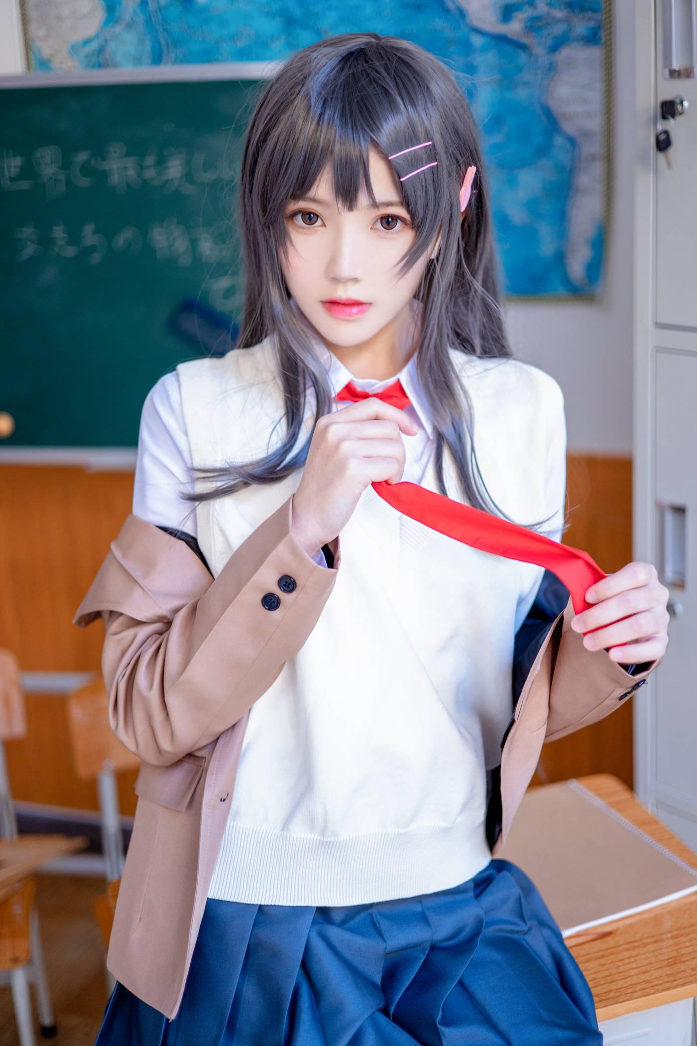 桜桃喵 – NO.119 麻衣学姐制服 [52P]插图1