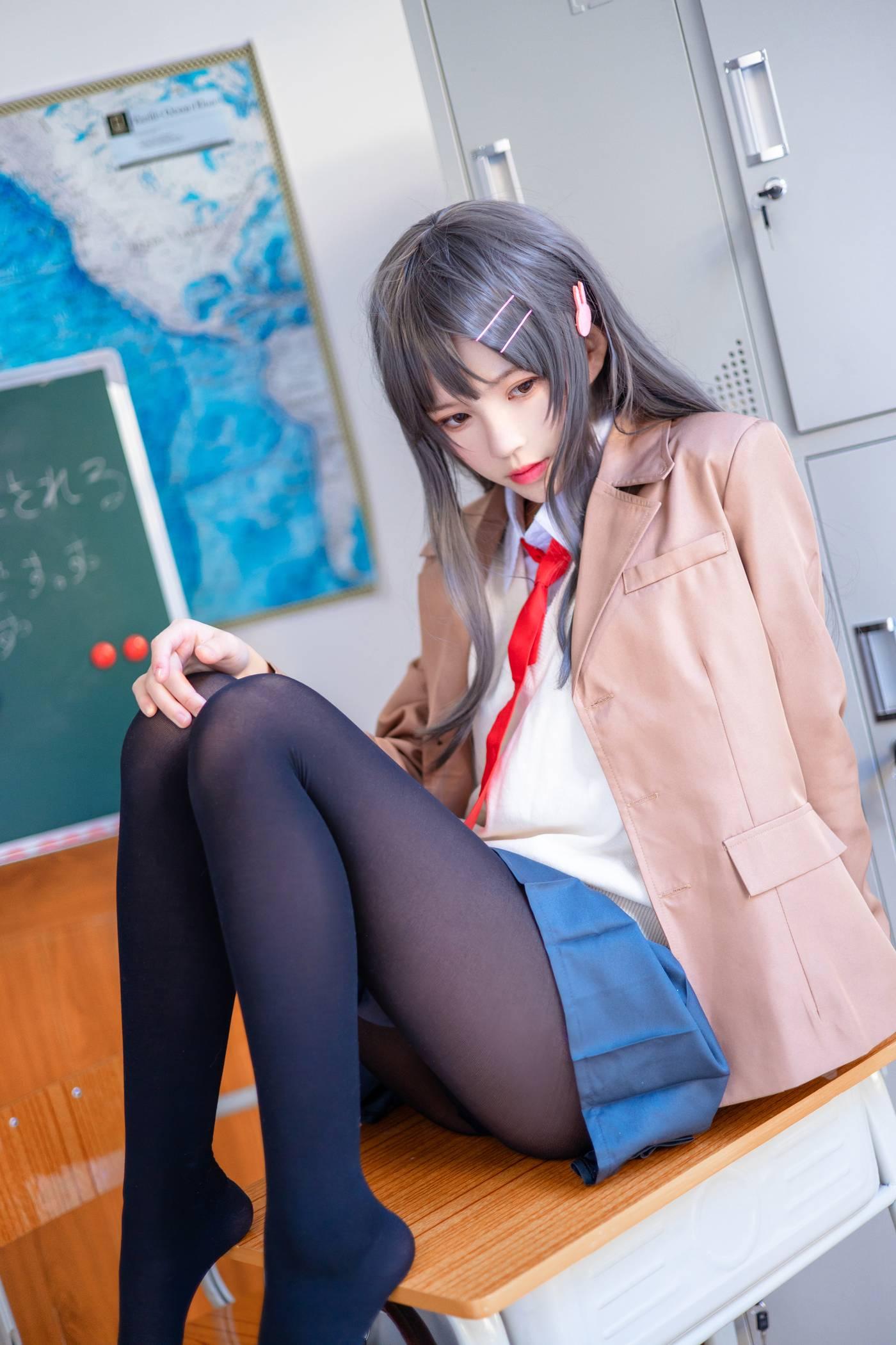 桜桃喵 – NO.119 麻衣学姐制服 [52P]插图6