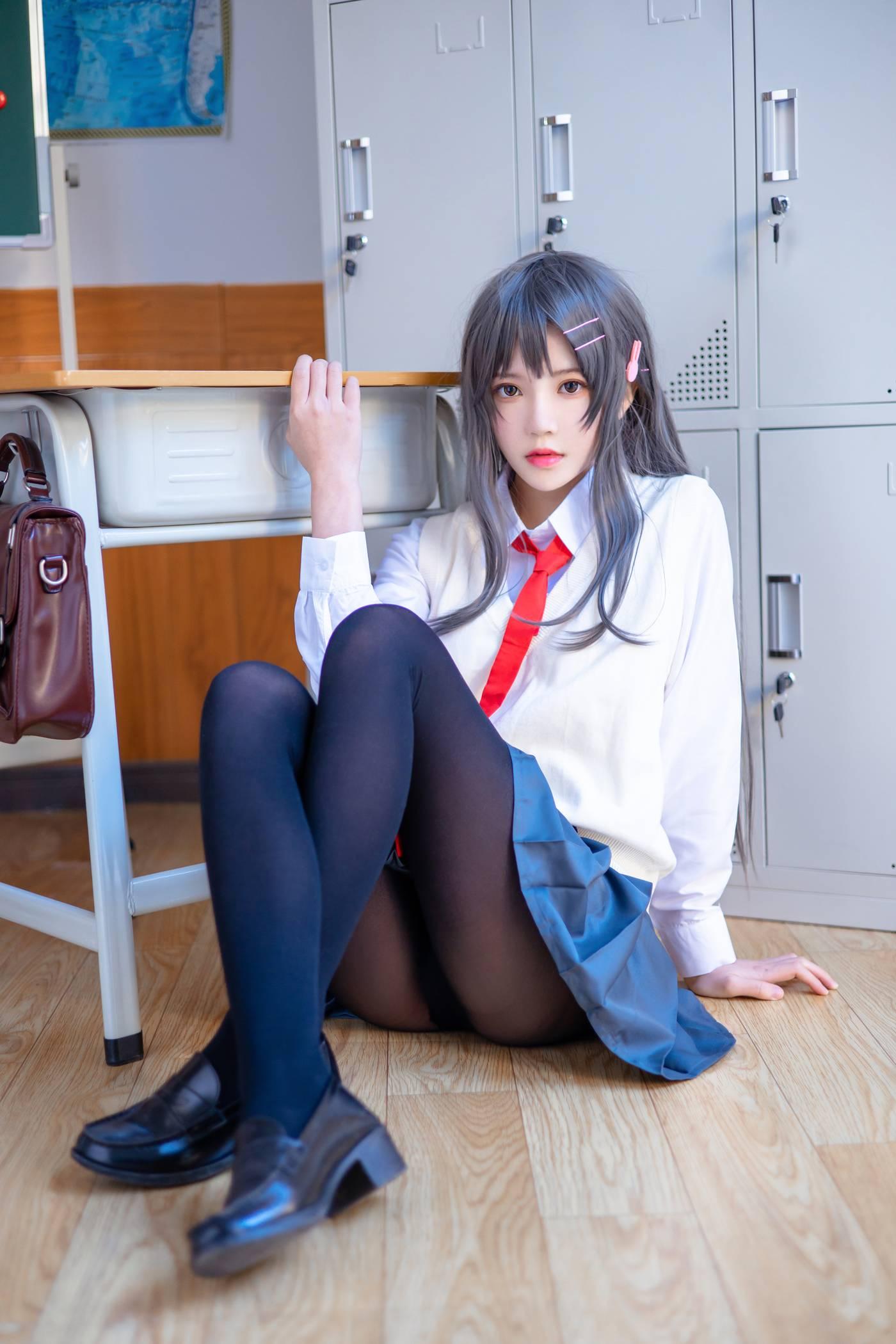 桜桃喵 – NO.119 麻衣学姐制服 [52P]插图6