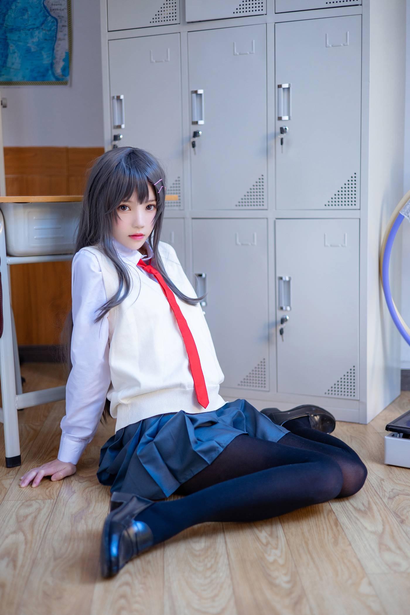 桜桃喵 – NO.119 麻衣学姐制服 [52P]插图7