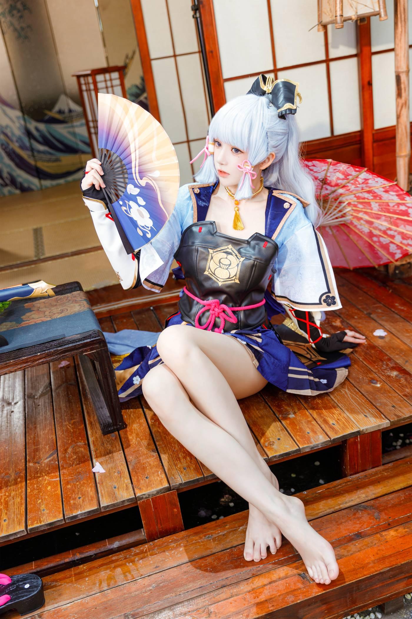 桜桃喵 – NO.128 神里绫华 [34P]插图7