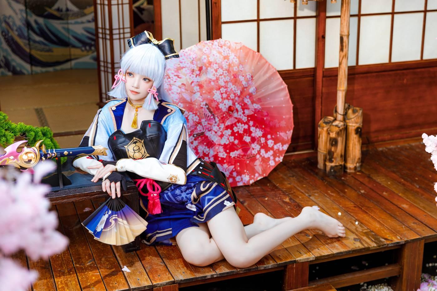 桜桃喵 – NO.128 神里绫华 [34P]插图8