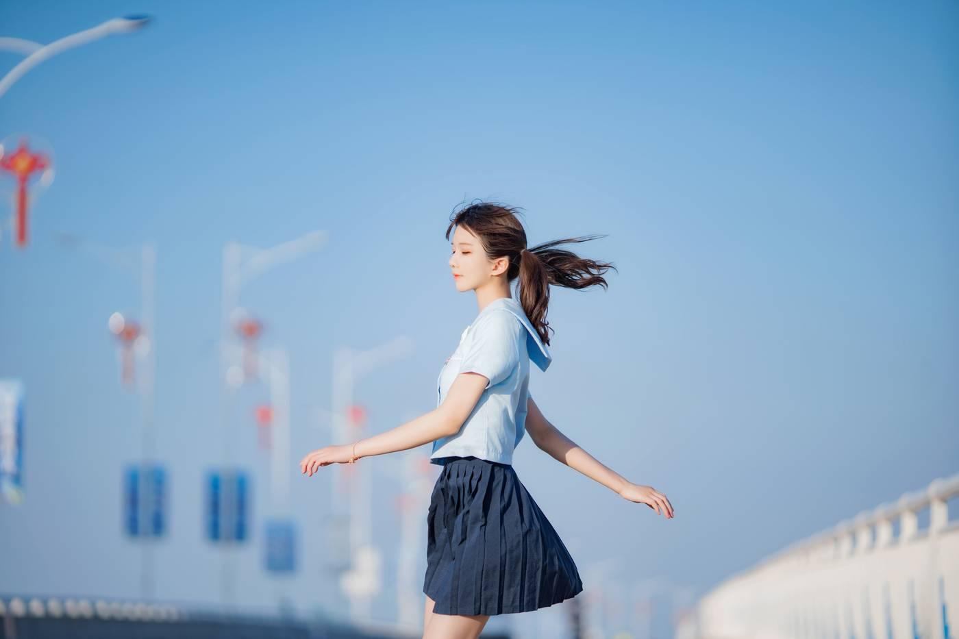 桜桃喵 – NO.123 蔚蓝 [33P]插图9