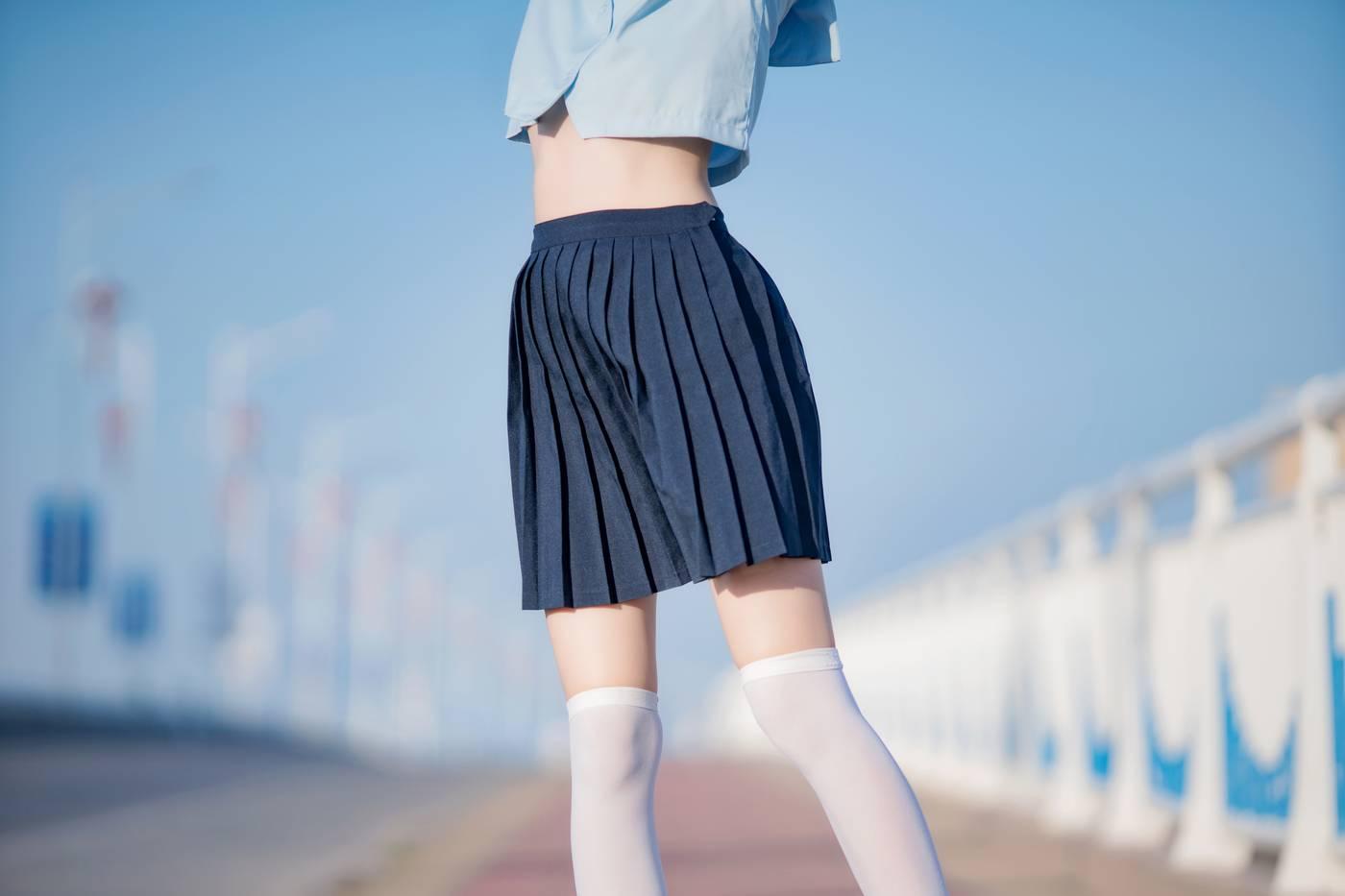 桜桃喵 – NO.123 蔚蓝 [33P]插图2