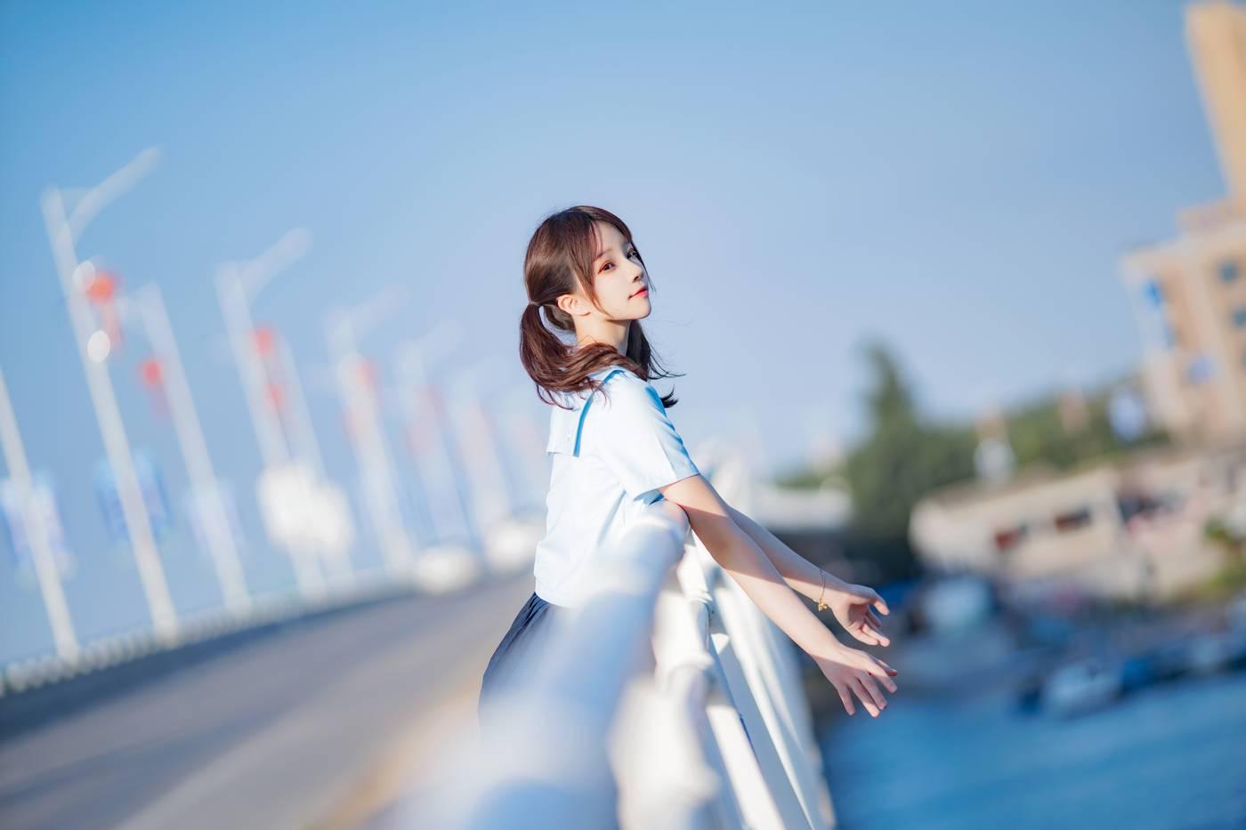 桜桃喵 – NO.123 蔚蓝 [33P]插图4