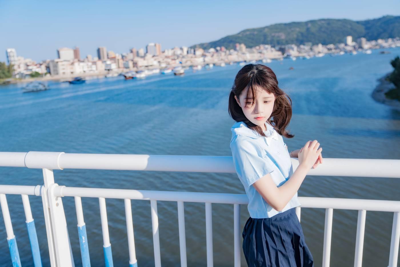 桜桃喵 – NO.123 蔚蓝 [33P]插图6