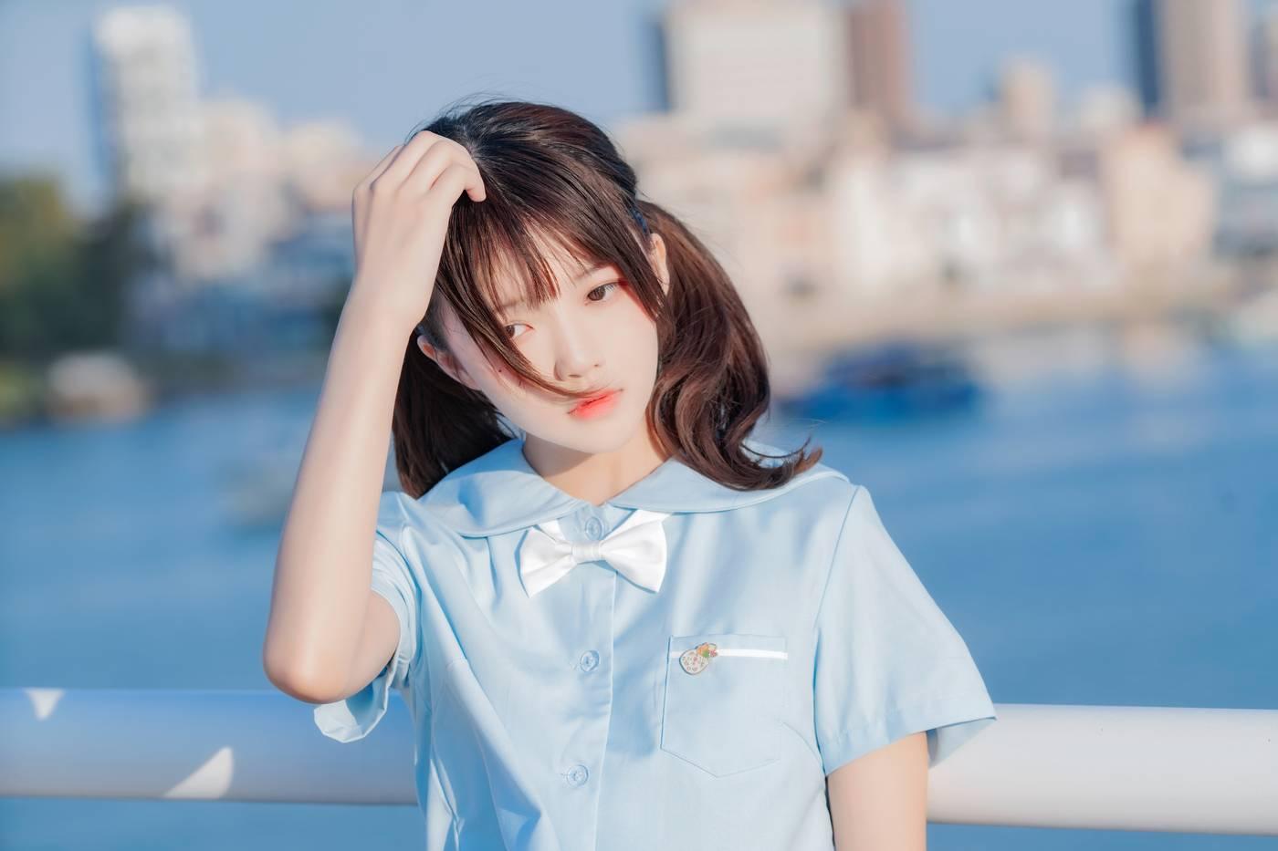 桜桃喵 – NO.123 蔚蓝 [33P]插图
