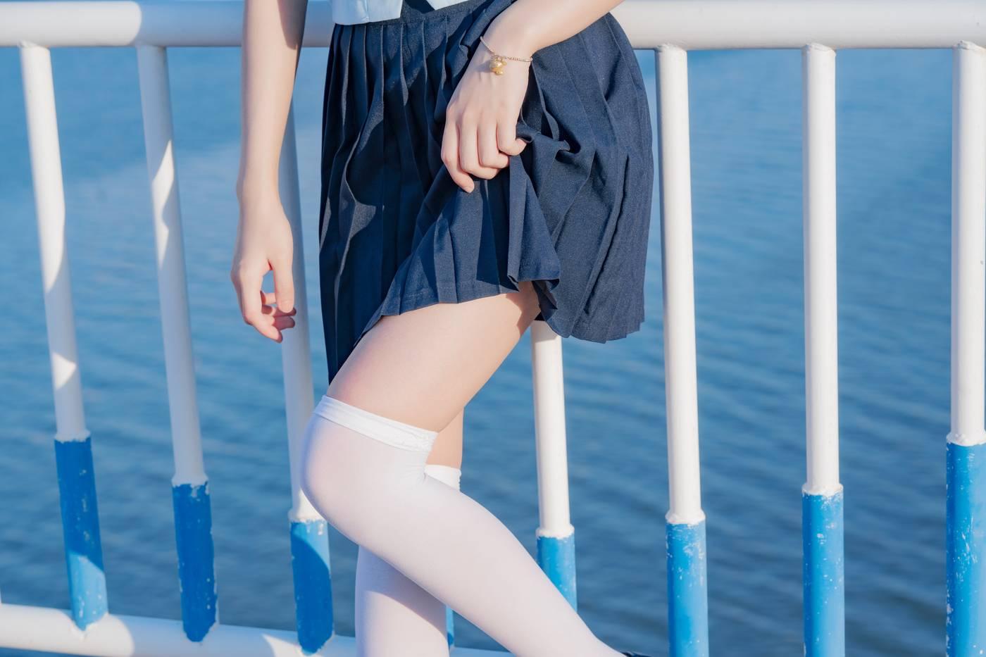 桜桃喵 – NO.123 蔚蓝 [33P]插图2