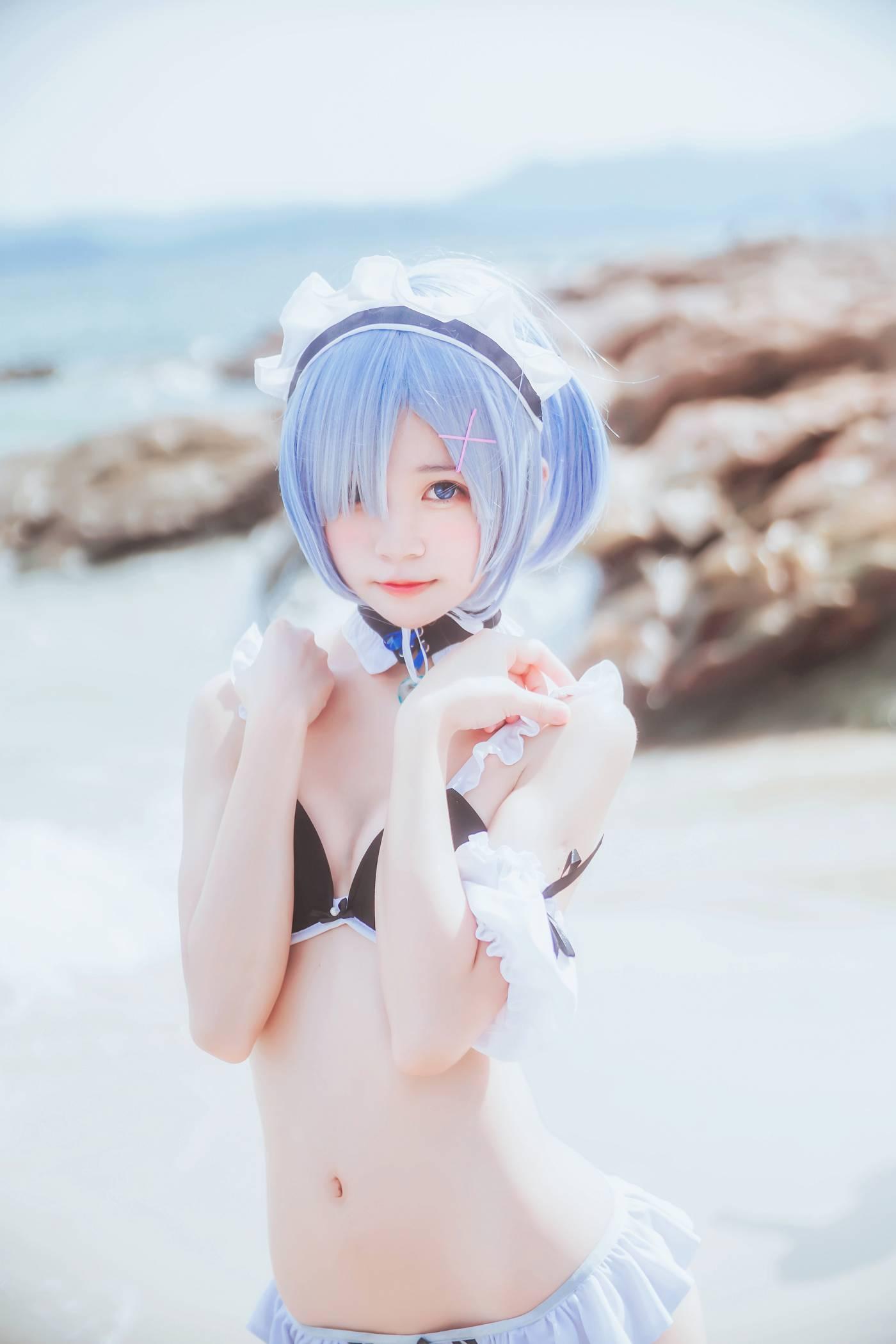 桜桃喵 – NO.79 蕾姆COS [48P]插图7