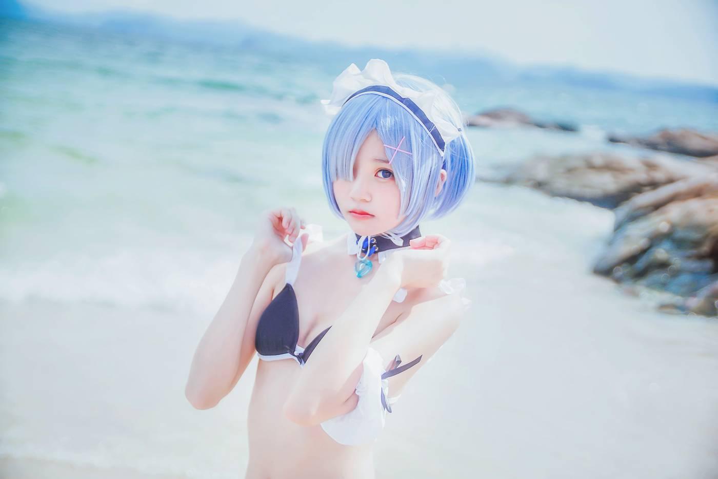 桜桃喵 – NO.79 蕾姆COS [48P]插图8