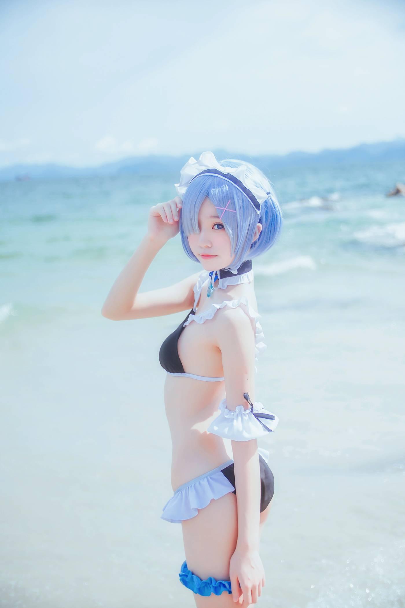 桜桃喵 – NO.79 蕾姆COS [48P]插图9