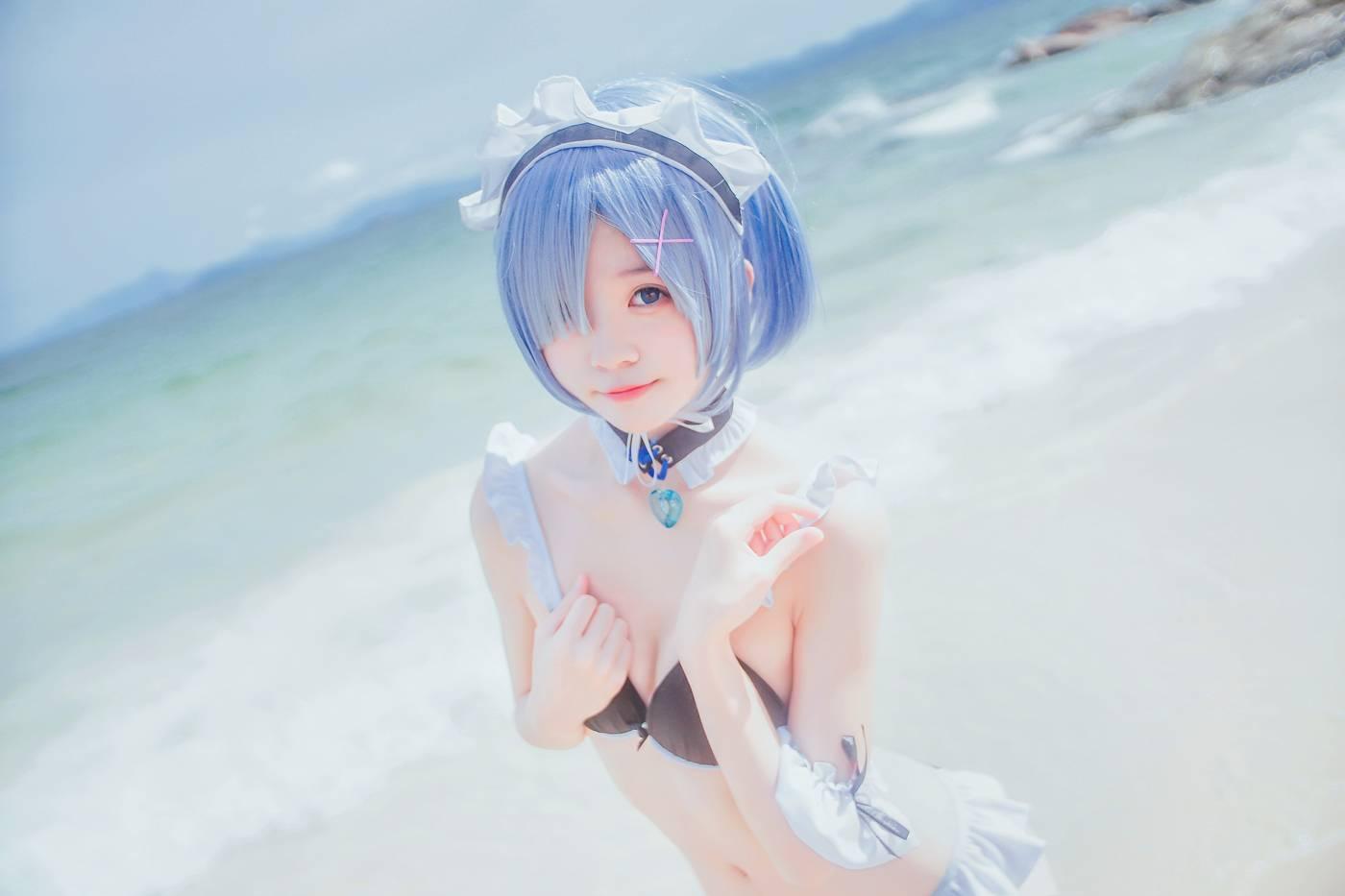 桜桃喵 – NO.79 蕾姆COS [48P]插图1