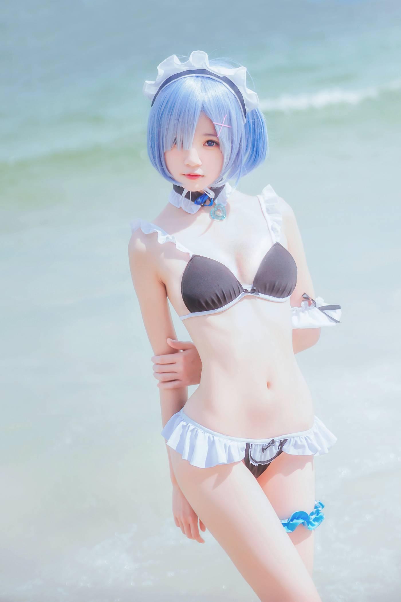 桜桃喵 – NO.79 蕾姆COS [48P]插图2