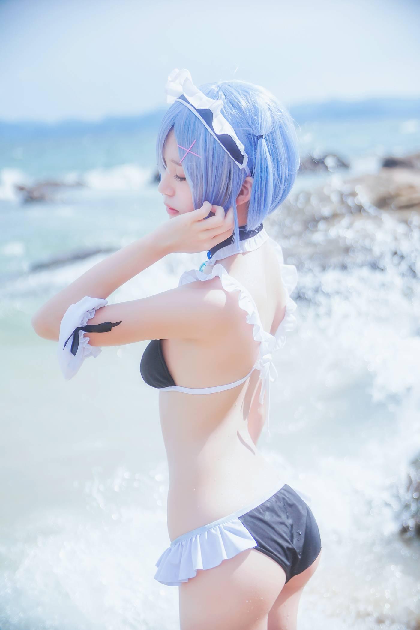 桜桃喵 – NO.79 蕾姆COS [48P]插图3