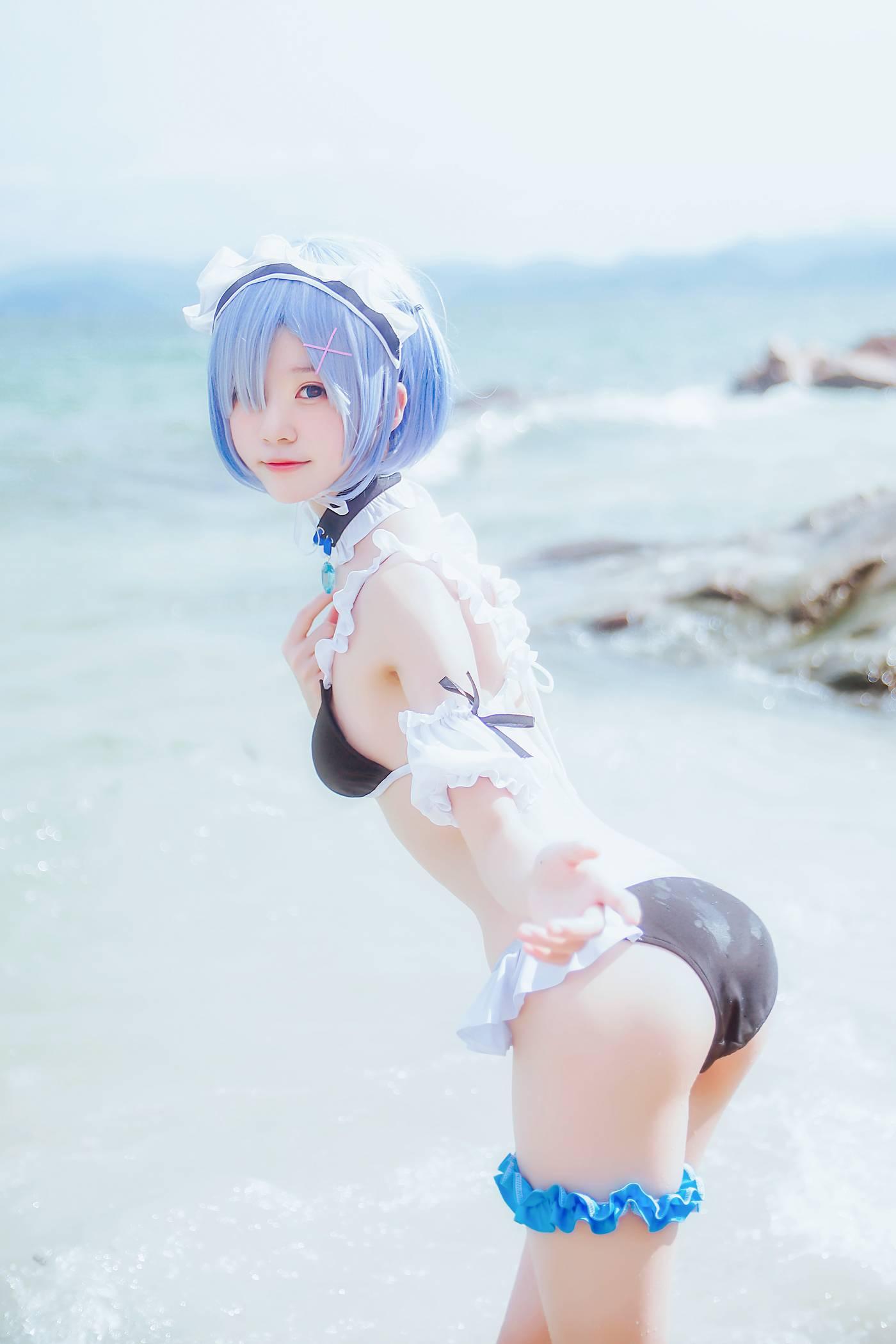桜桃喵 – NO.79 蕾姆COS [48P]插图4