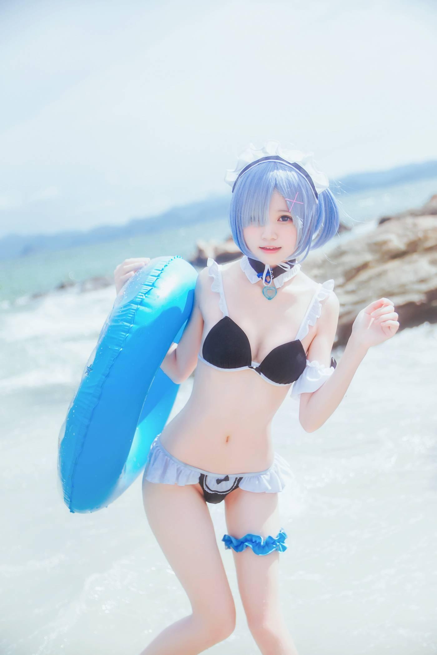 桜桃喵 – NO.79 蕾姆COS [48P]插图5