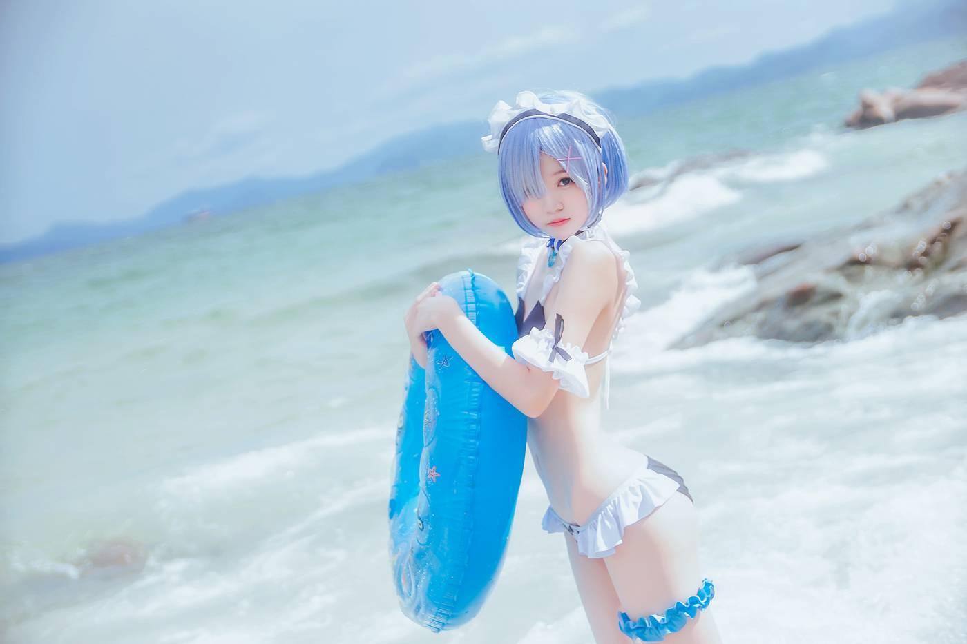 桜桃喵 – NO.79 蕾姆COS [48P]插图6