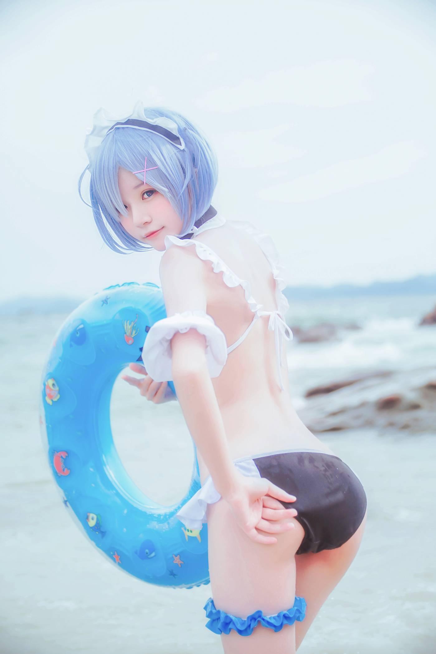桜桃喵 – NO.79 蕾姆COS [48P]插图9