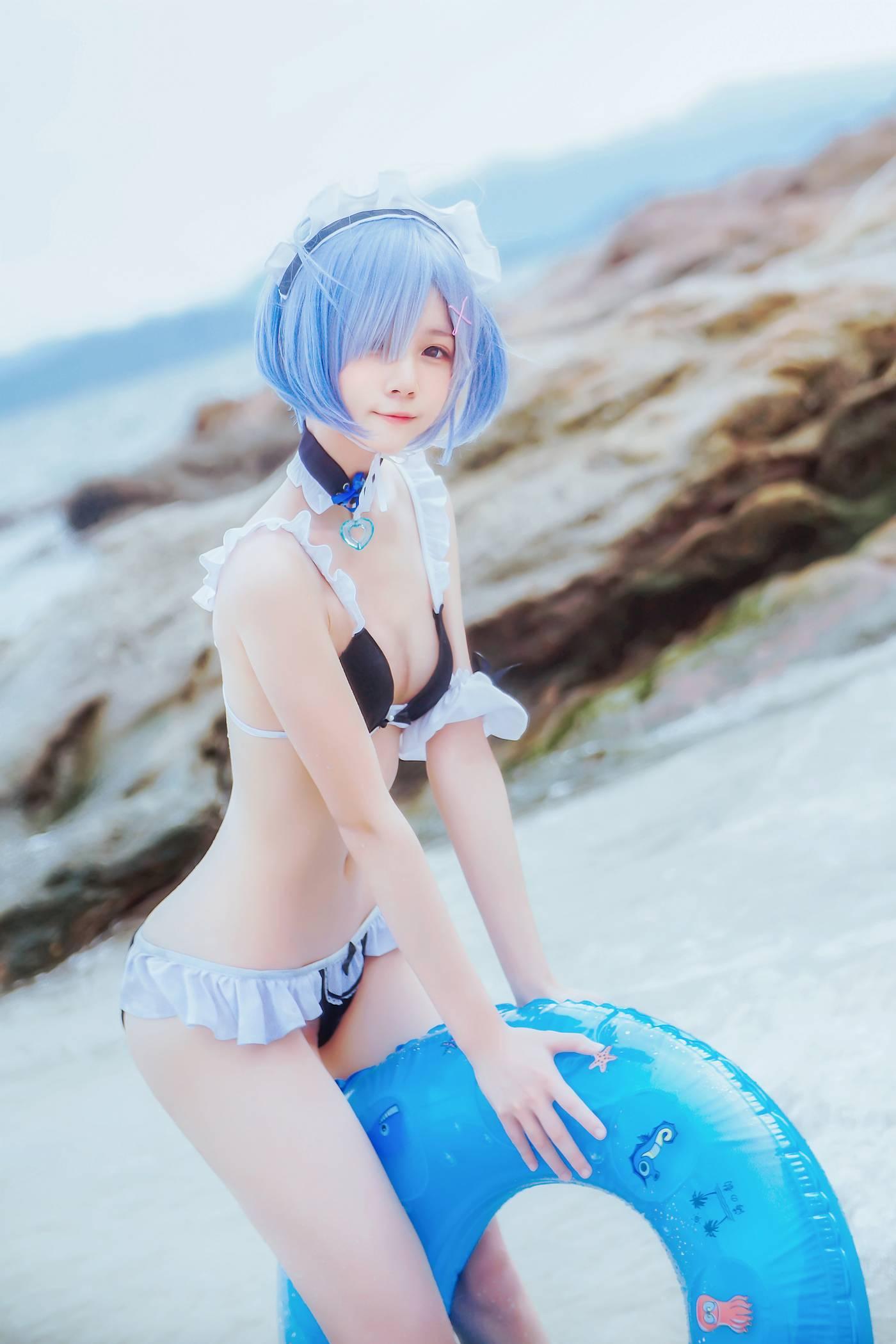 桜桃喵 – NO.79 蕾姆COS [48P]插图1