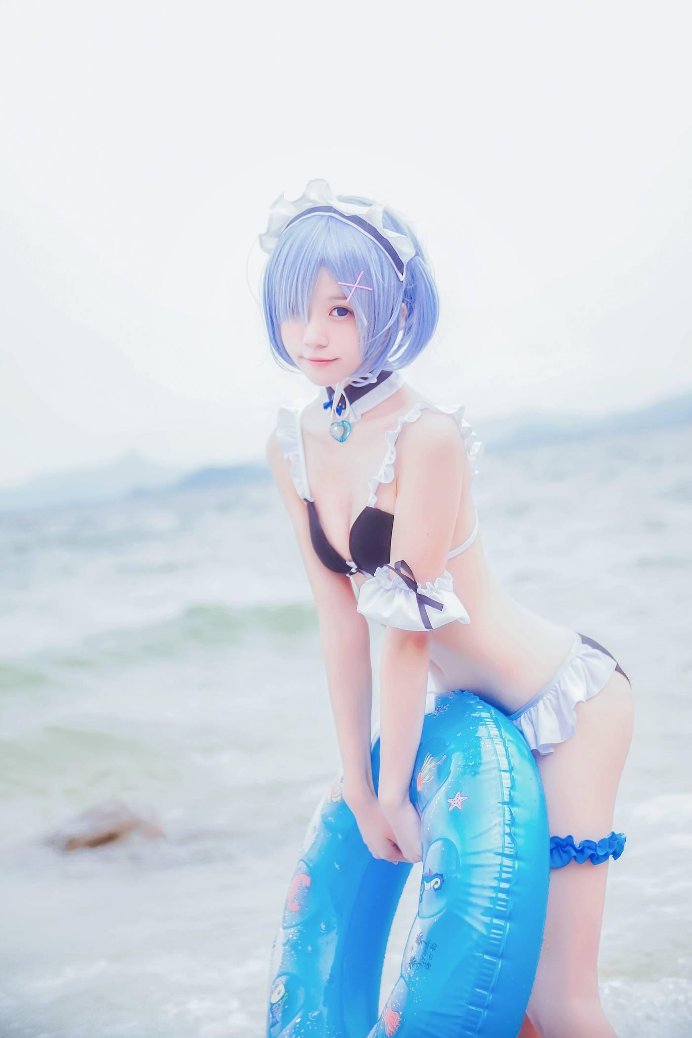 桜桃喵 – NO.79 蕾姆COS [48P]插图4