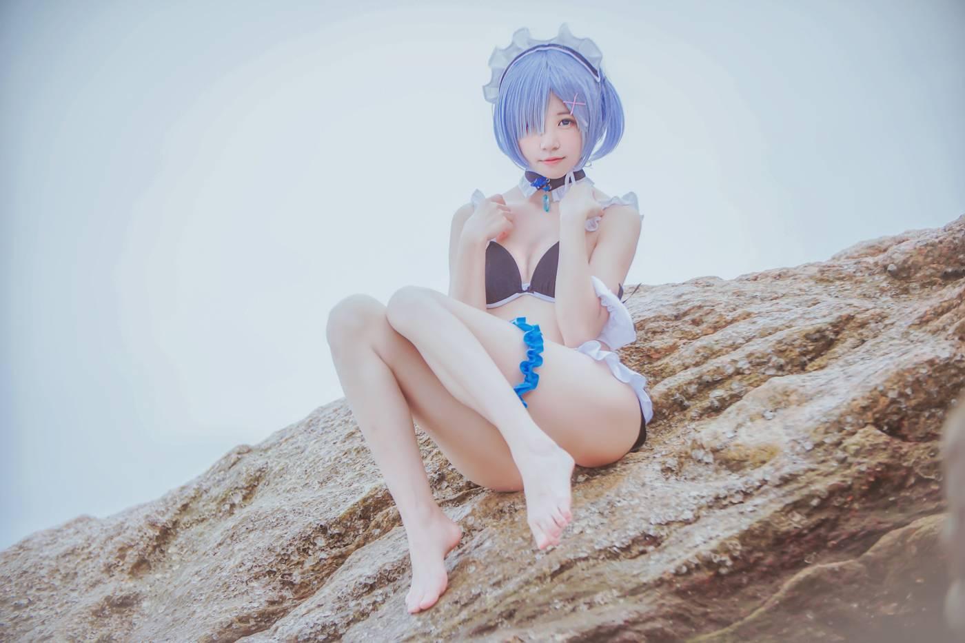 桜桃喵 – NO.79 蕾姆COS [48P]插图8