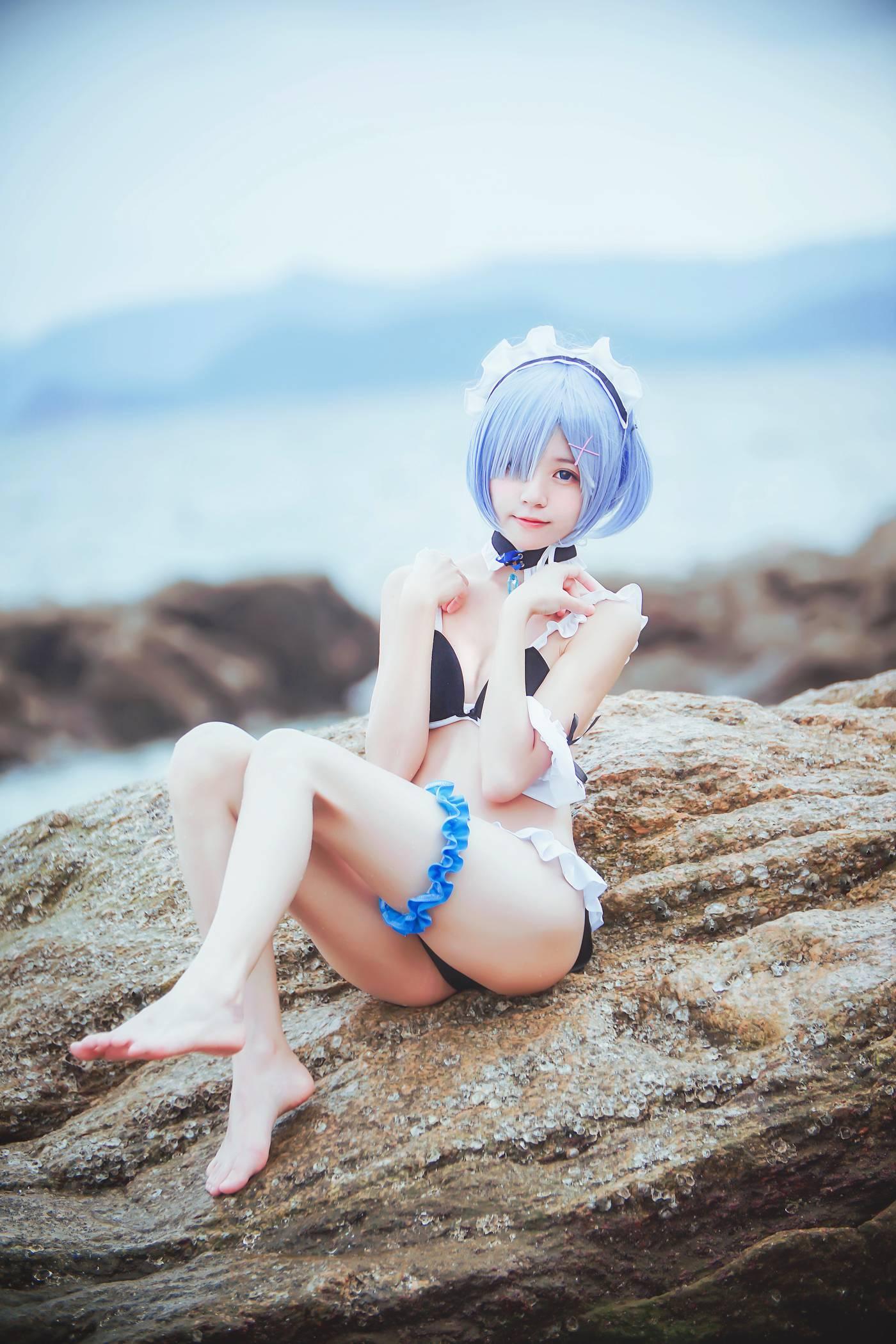 桜桃喵 – NO.79 蕾姆COS [48P]插图9
