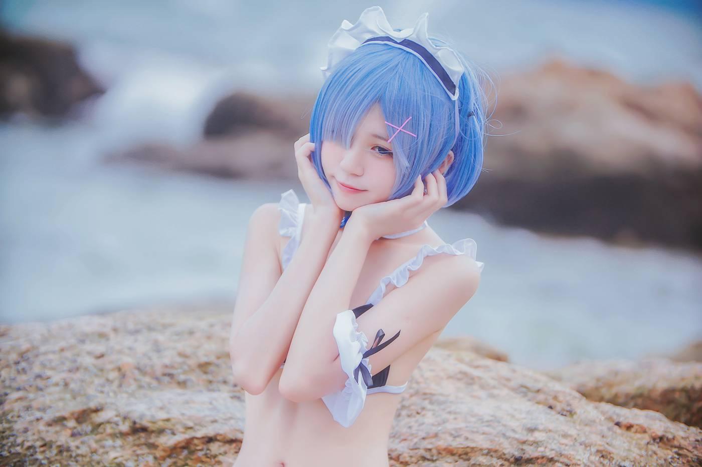 桜桃喵 – NO.79 蕾姆COS [48P]插图4