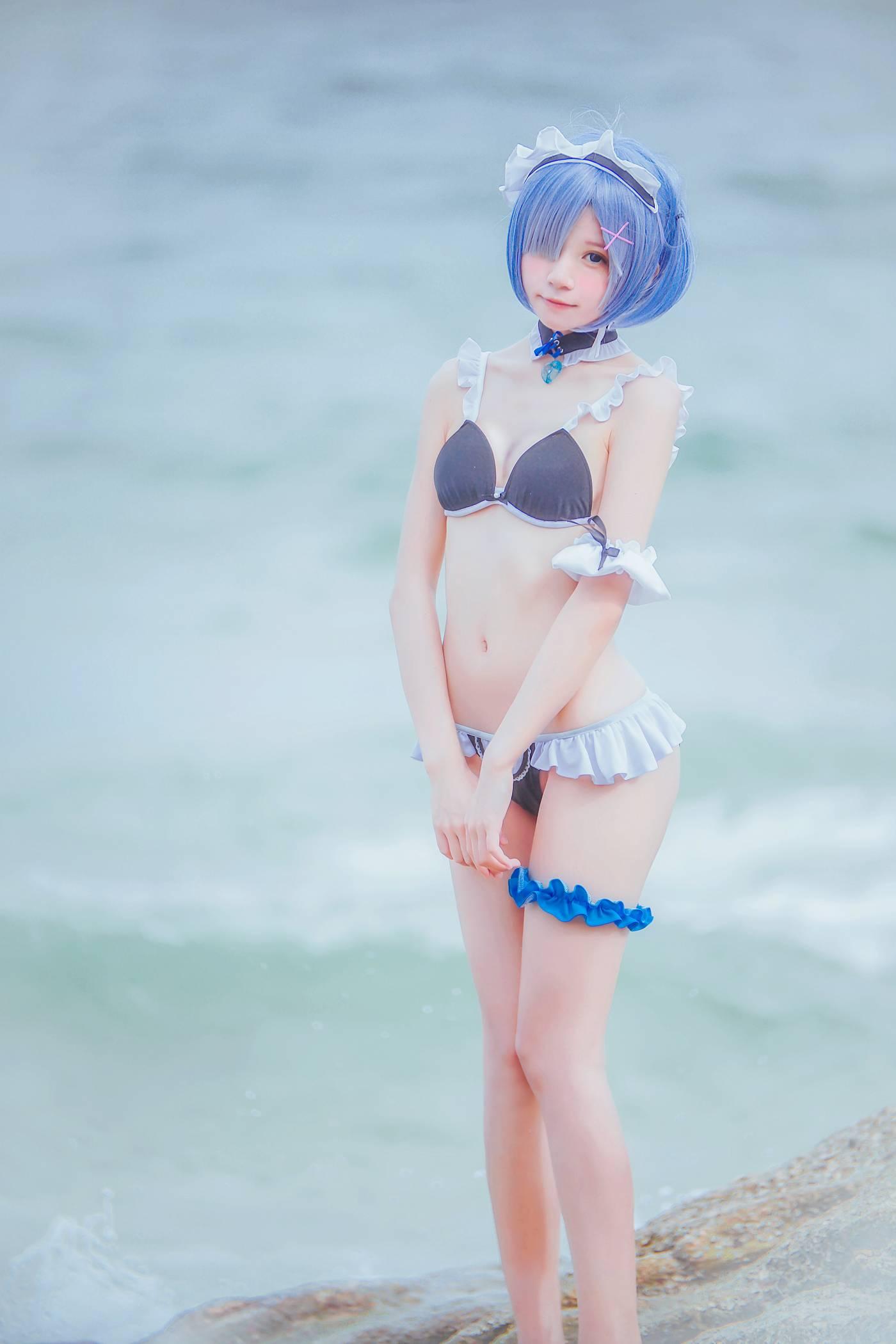 桜桃喵 – NO.79 蕾姆COS [48P]插图8