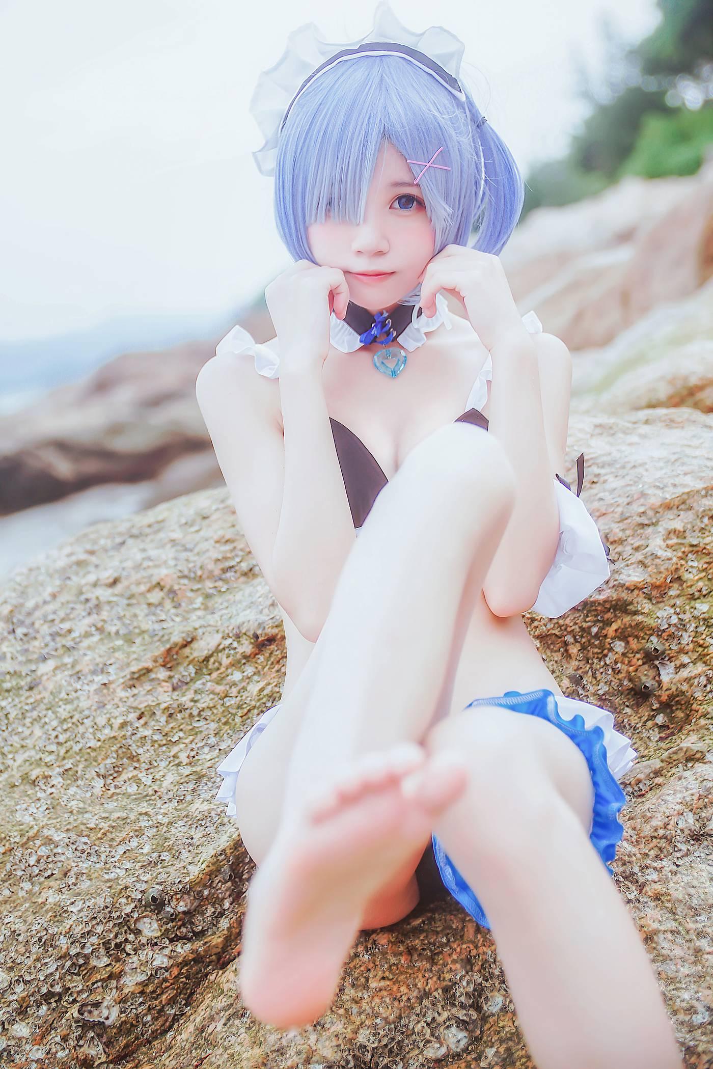 桜桃喵 – NO.79 蕾姆COS [48P]插图4