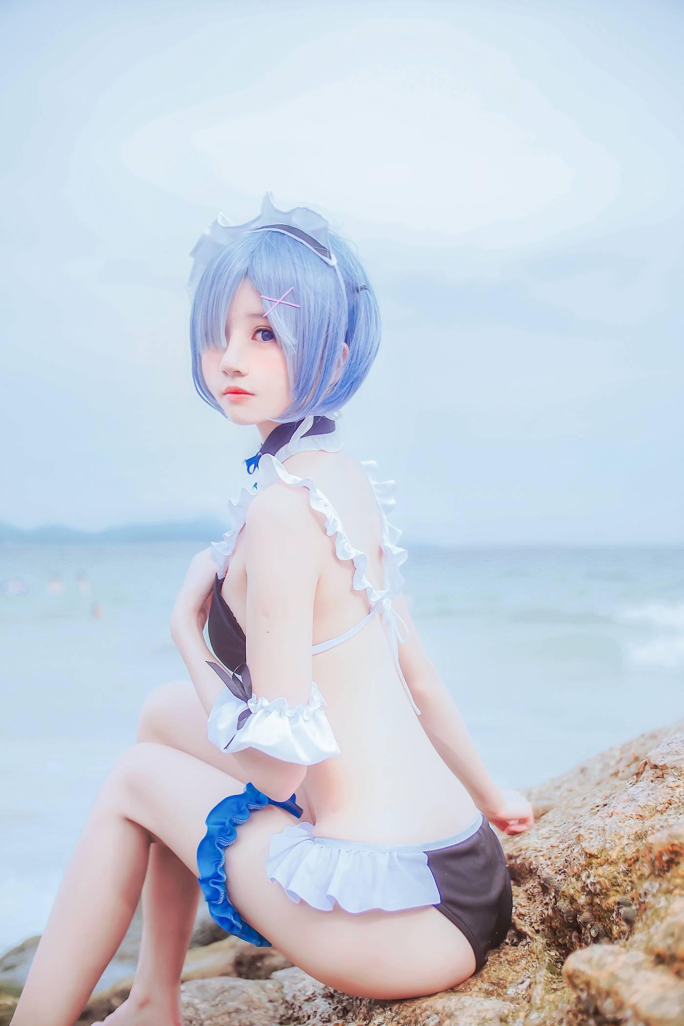 桜桃喵 – NO.79 蕾姆COS [48P]插图5