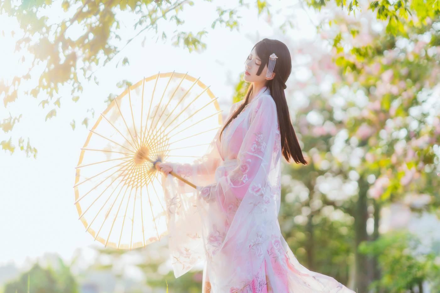 桜桃喵 – NO.100 温柔×4 -桃花（15p[15P]插图7