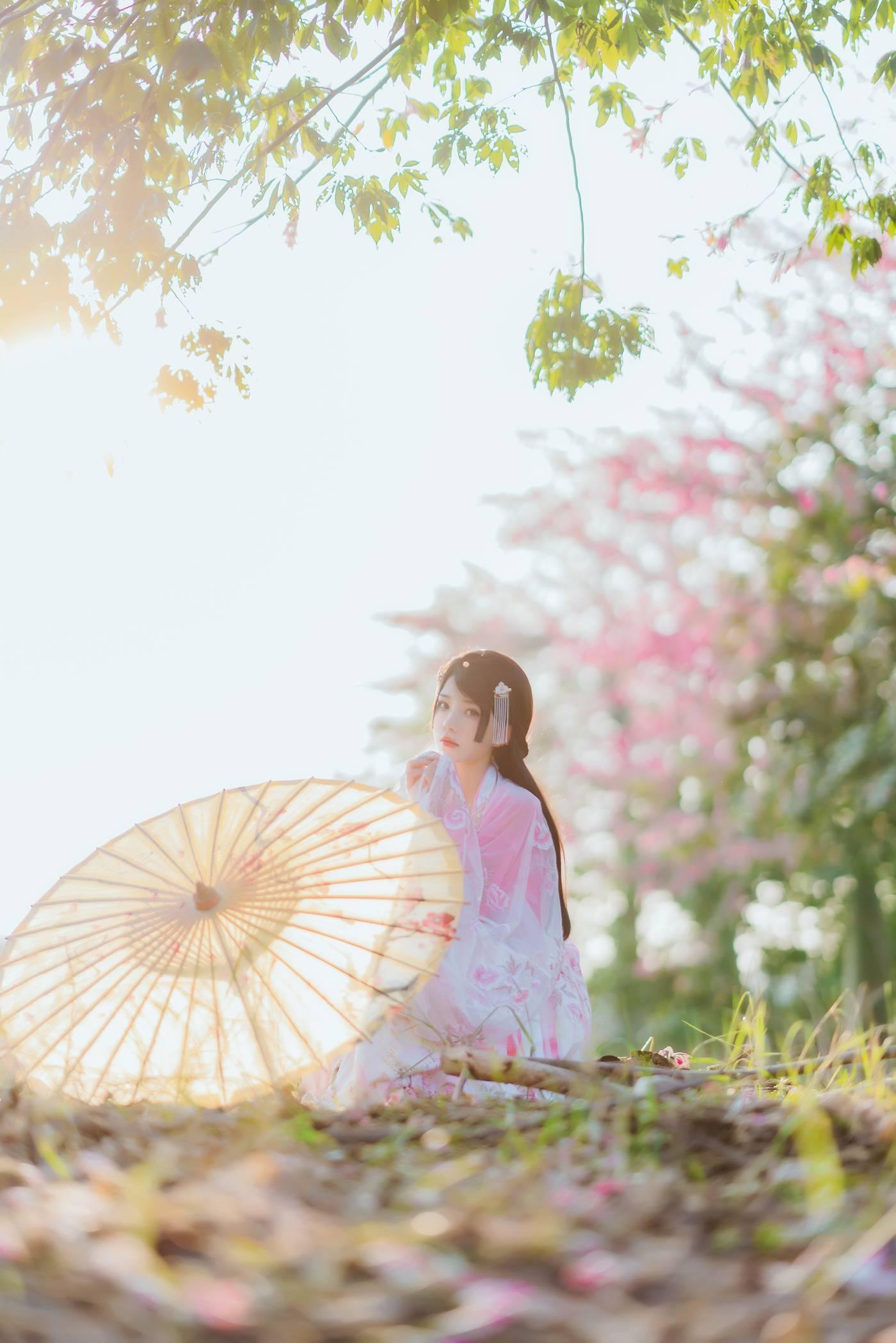 桜桃喵 – NO.100 温柔×4 -桃花（15p[15P]插图8