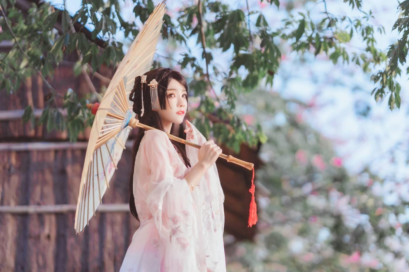 桜桃喵 – NO.100 温柔×4 -桃花（15p[15P]插图9