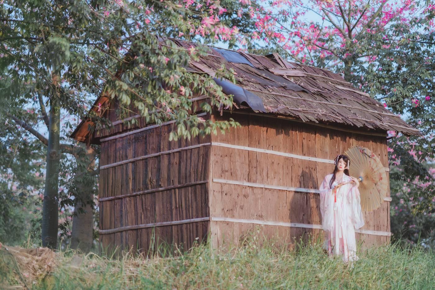 桜桃喵 – NO.100 温柔×4 -桃花（15p[15P]插图3