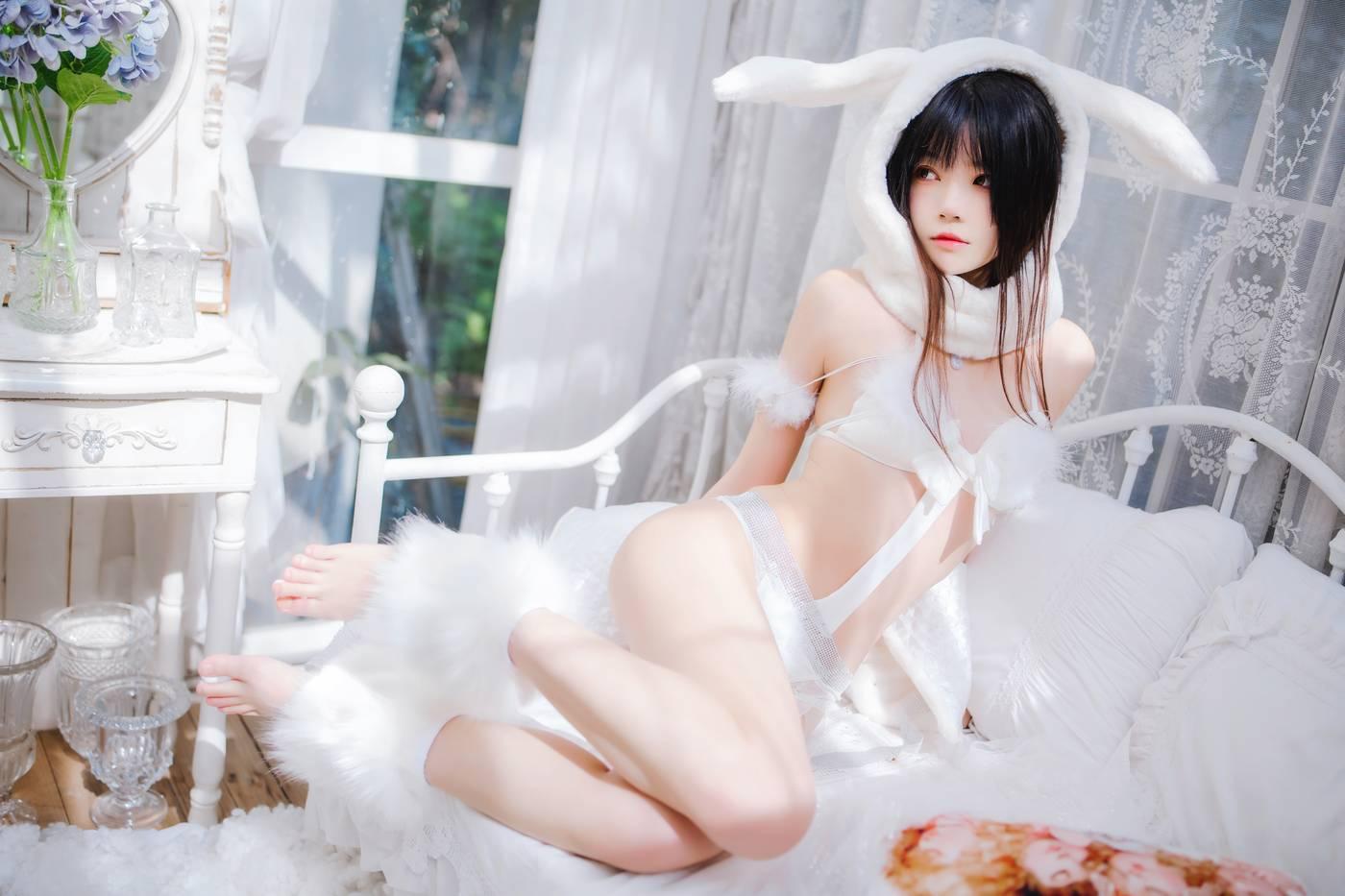 桜桃喵 – NO.141 小白兔0102 -小白兔01（48p[48P]插图8