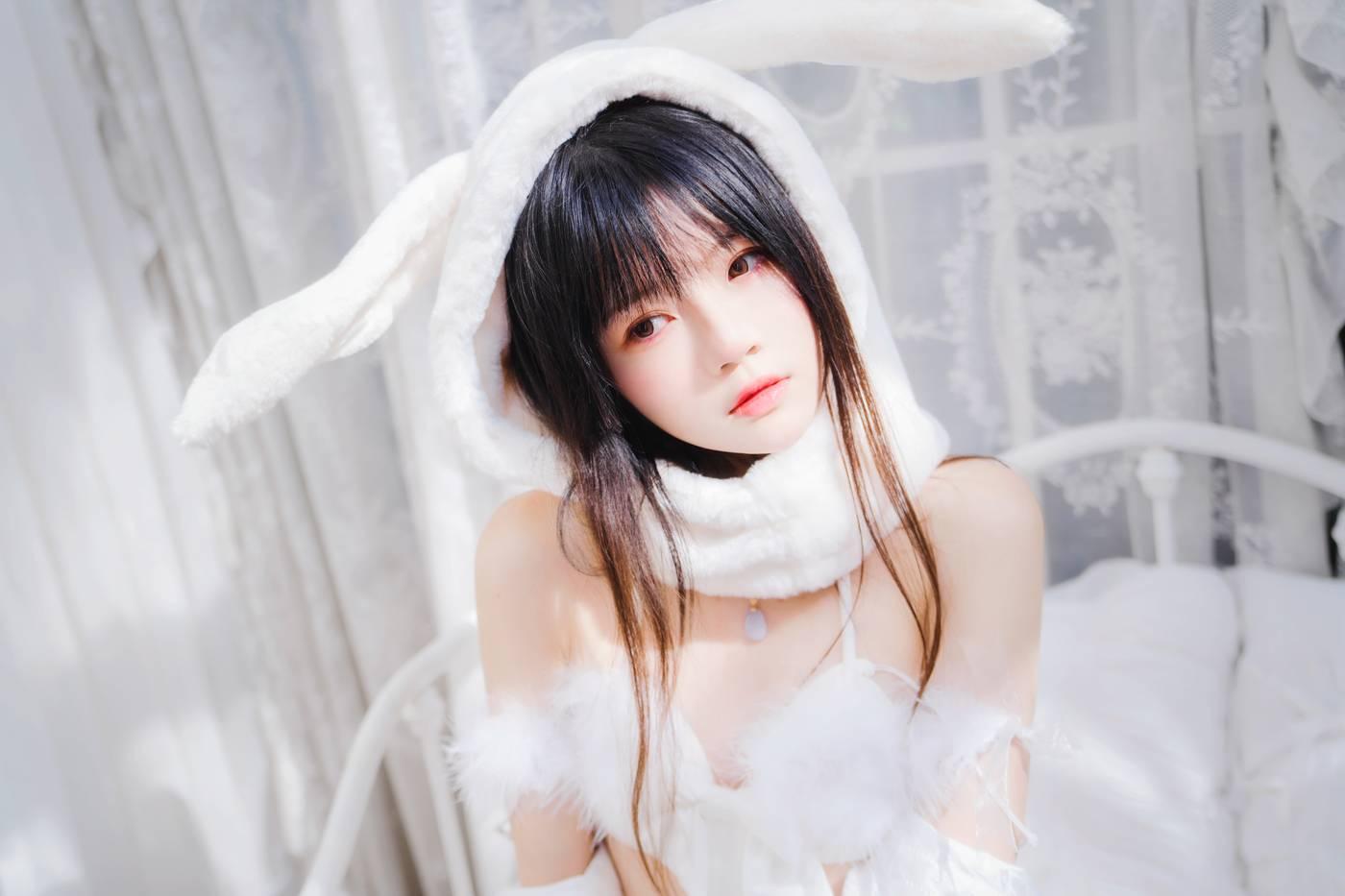 桜桃喵 – NO.141 小白兔0102 -小白兔01（48p[48P]插图8