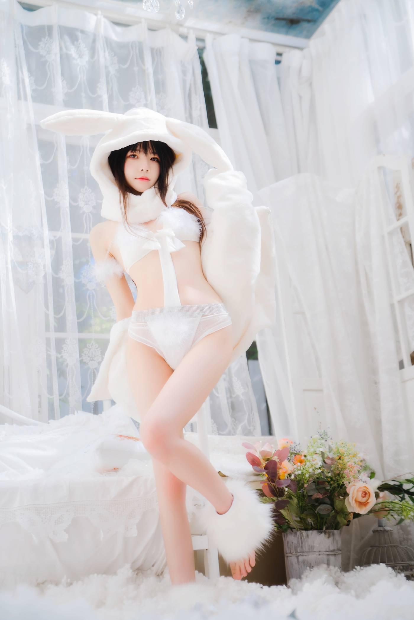 桜桃喵 – NO.141 小白兔0102 -小白兔01（48p[48P]插图3