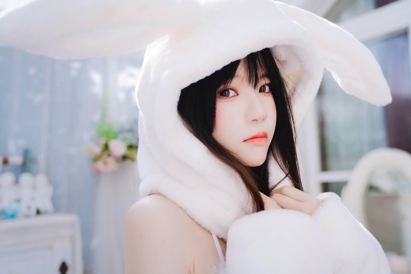 桜桃喵 – NO.141 小白兔0102 -小白兔01（48p[48P]插图6