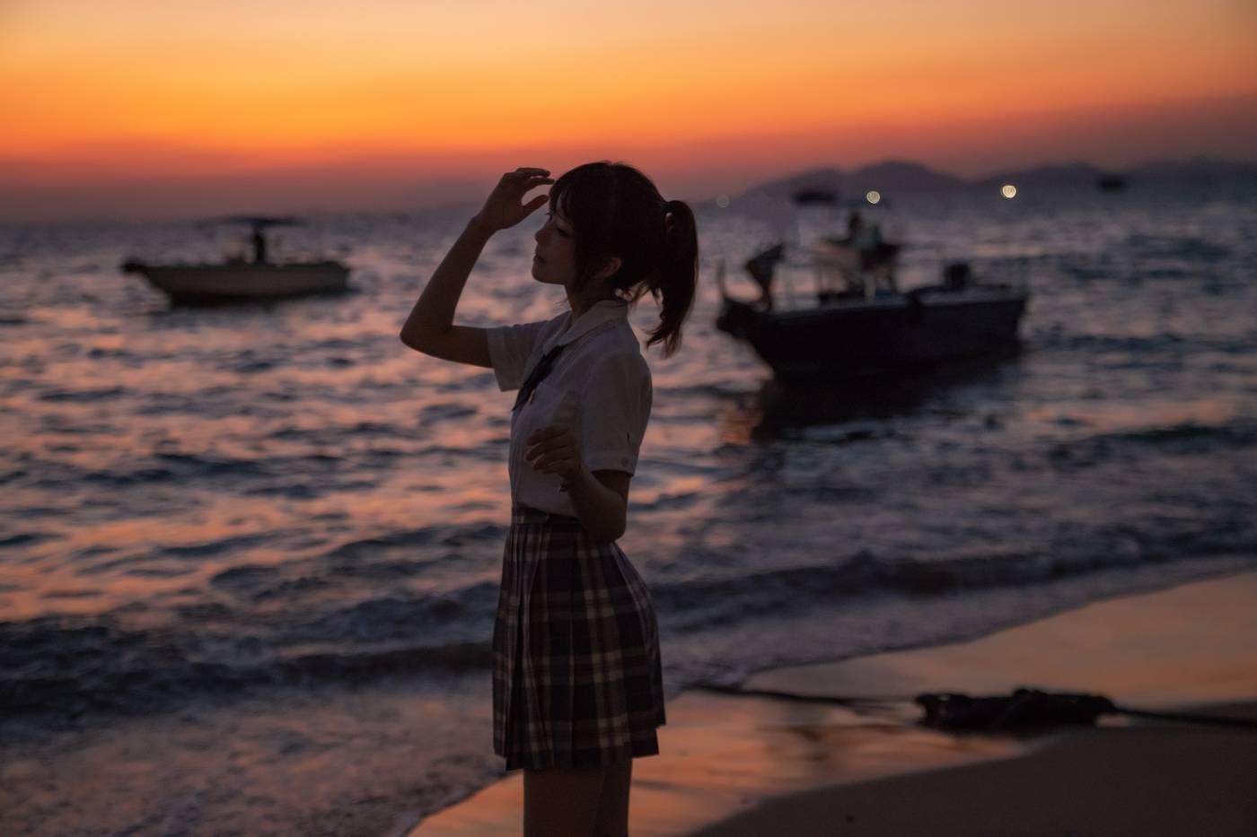 桜桃喵 – NO.112 逐海 [17P]插图3