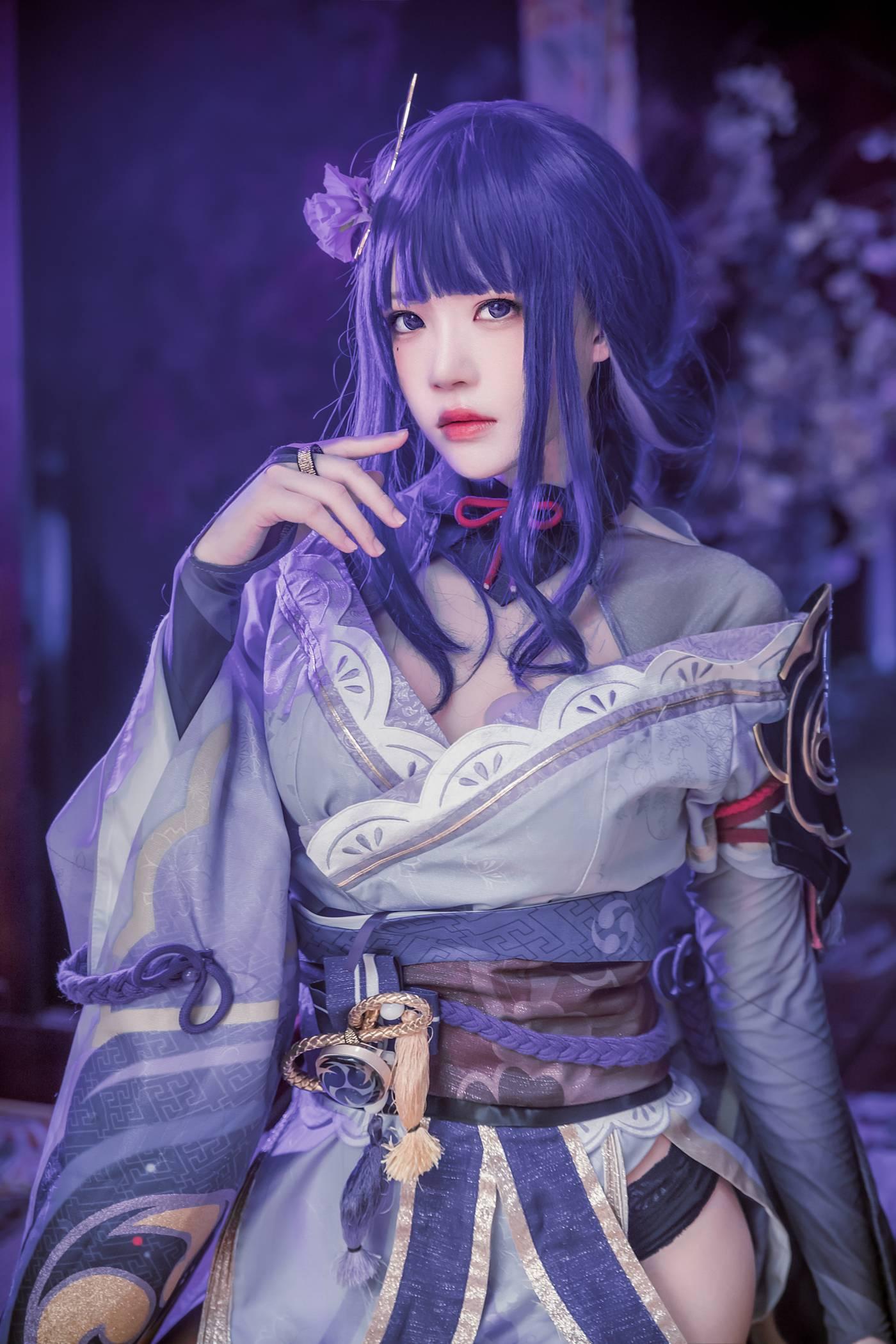 桜桃喵 – NO.138 雷电将军花絮 [46P]插图5