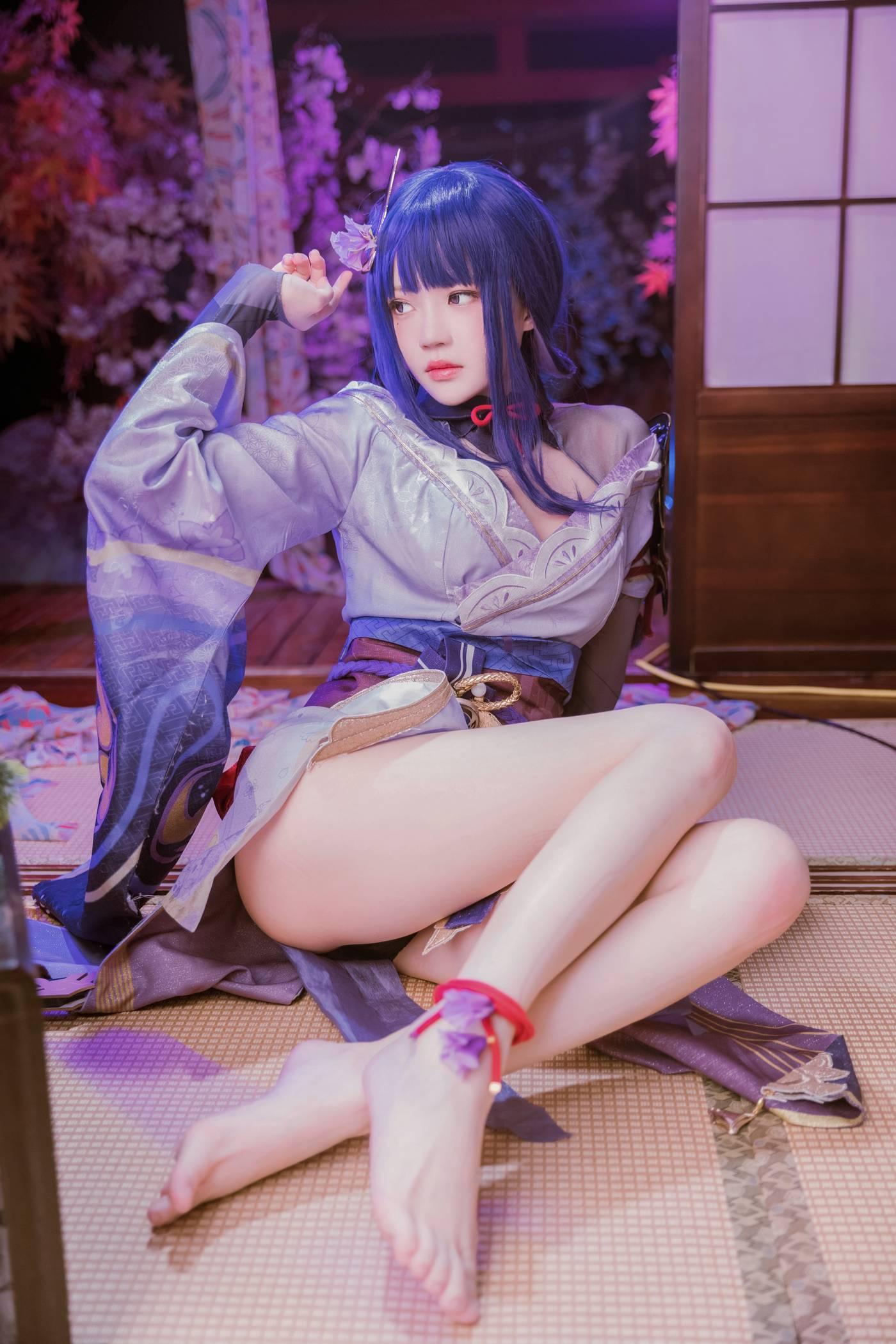 桜桃喵 – NO.138 雷电将军花絮 [46P]插图5
