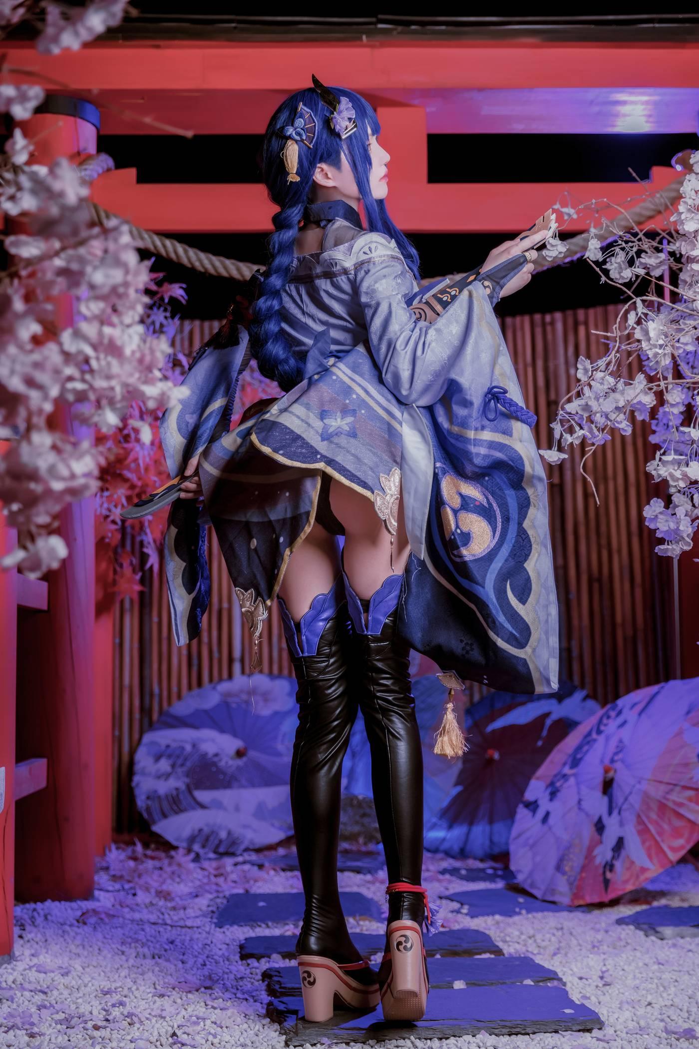 桜桃喵 – NO.138 雷电将军花絮 [46P]插图4