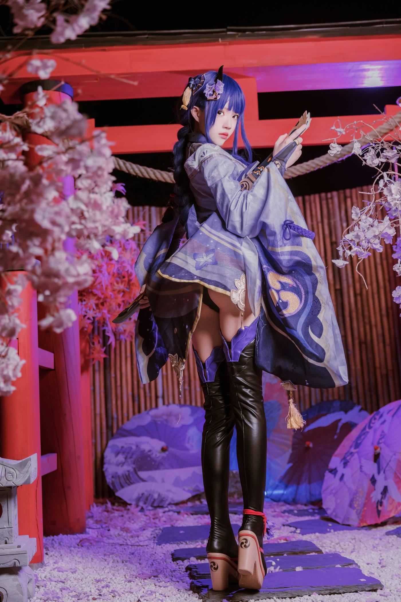 桜桃喵 – NO.138 雷电将军花絮 [46P]插图5