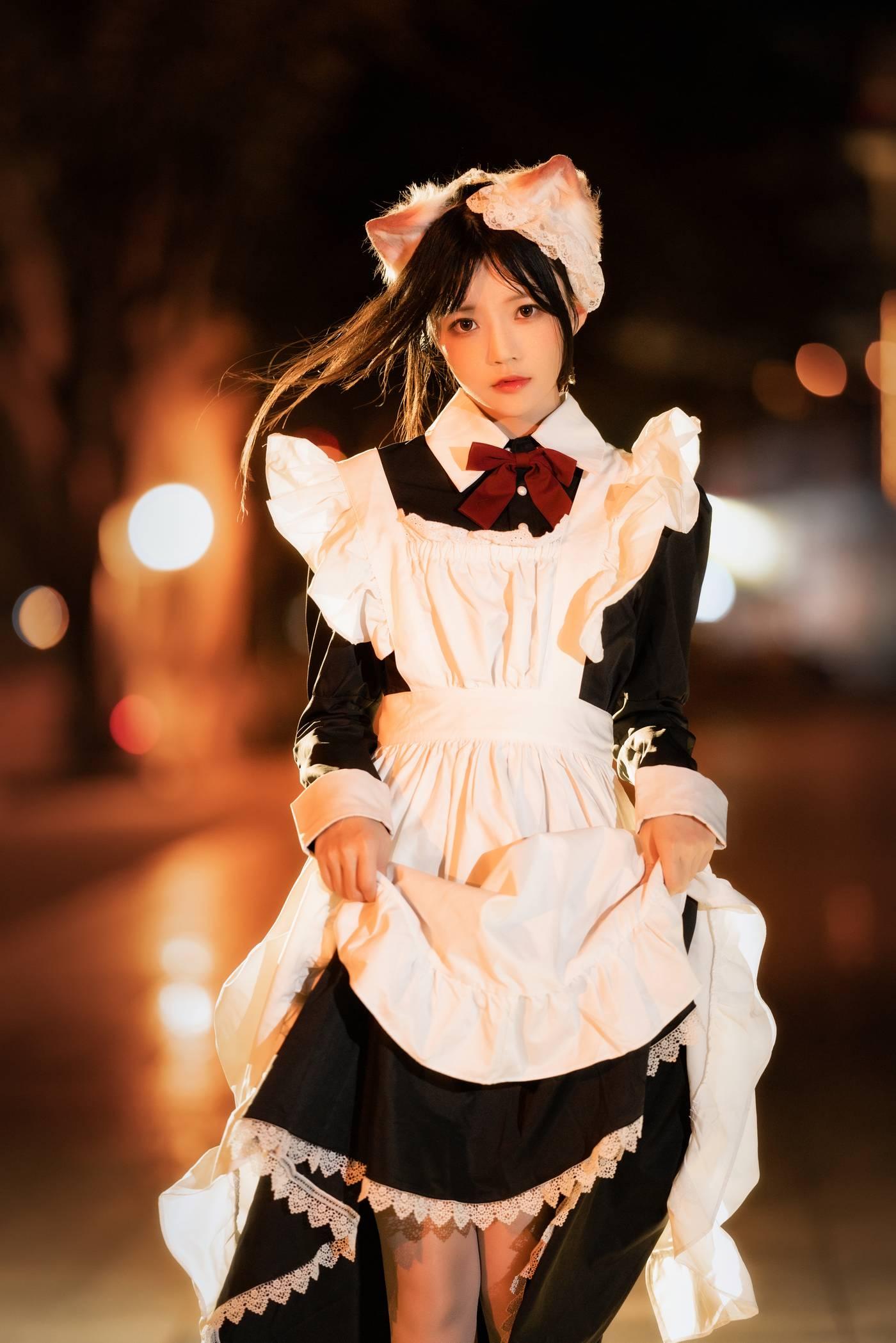 桜桃喵 – NO.111 长裙妹抖（夜）[19P]插图3