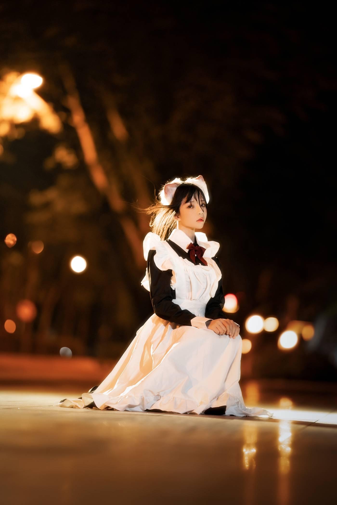 桜桃喵 – NO.111 长裙妹抖（夜）[19P]插图6