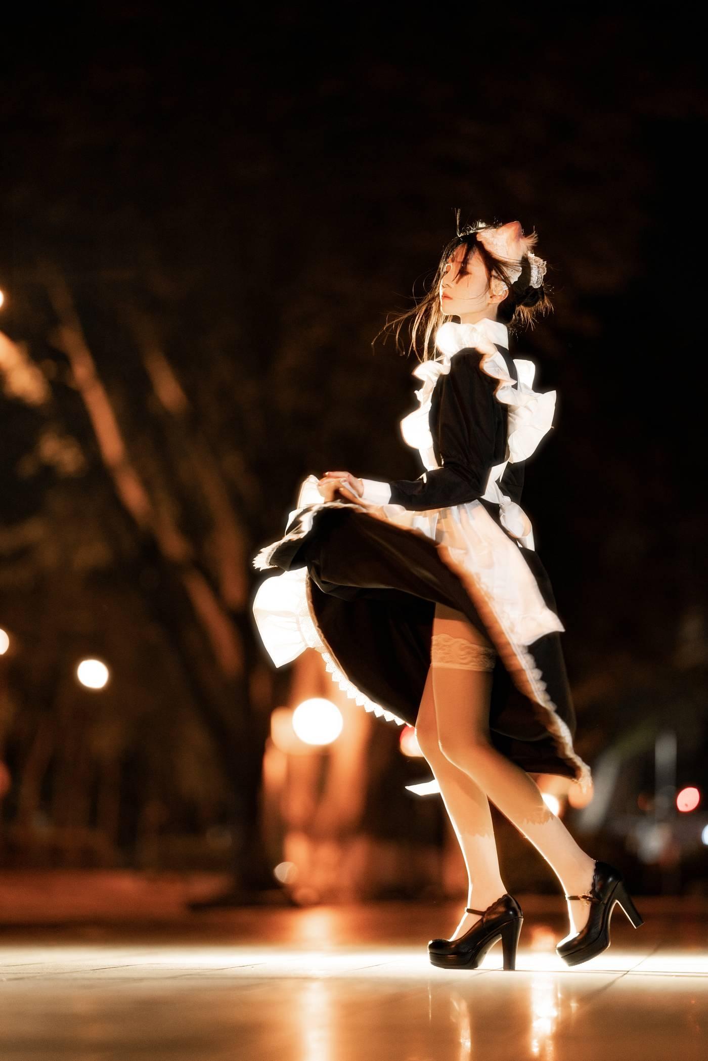 桜桃喵 – NO.111 长裙妹抖（夜）[19P]插图8